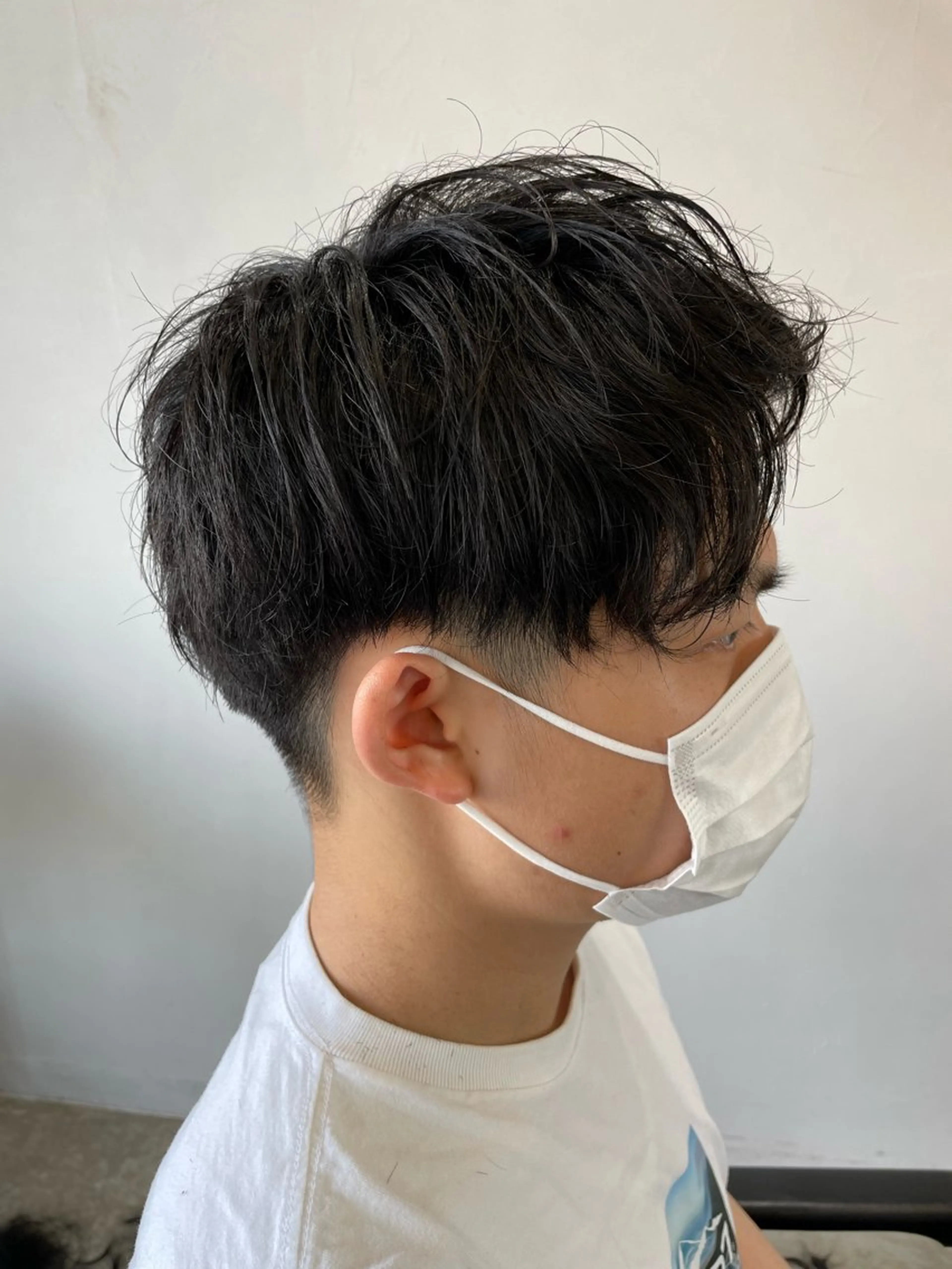 メンズ マッシュ メンズパーマ 刈り上げ 【un】 MANAのヘアスタイル