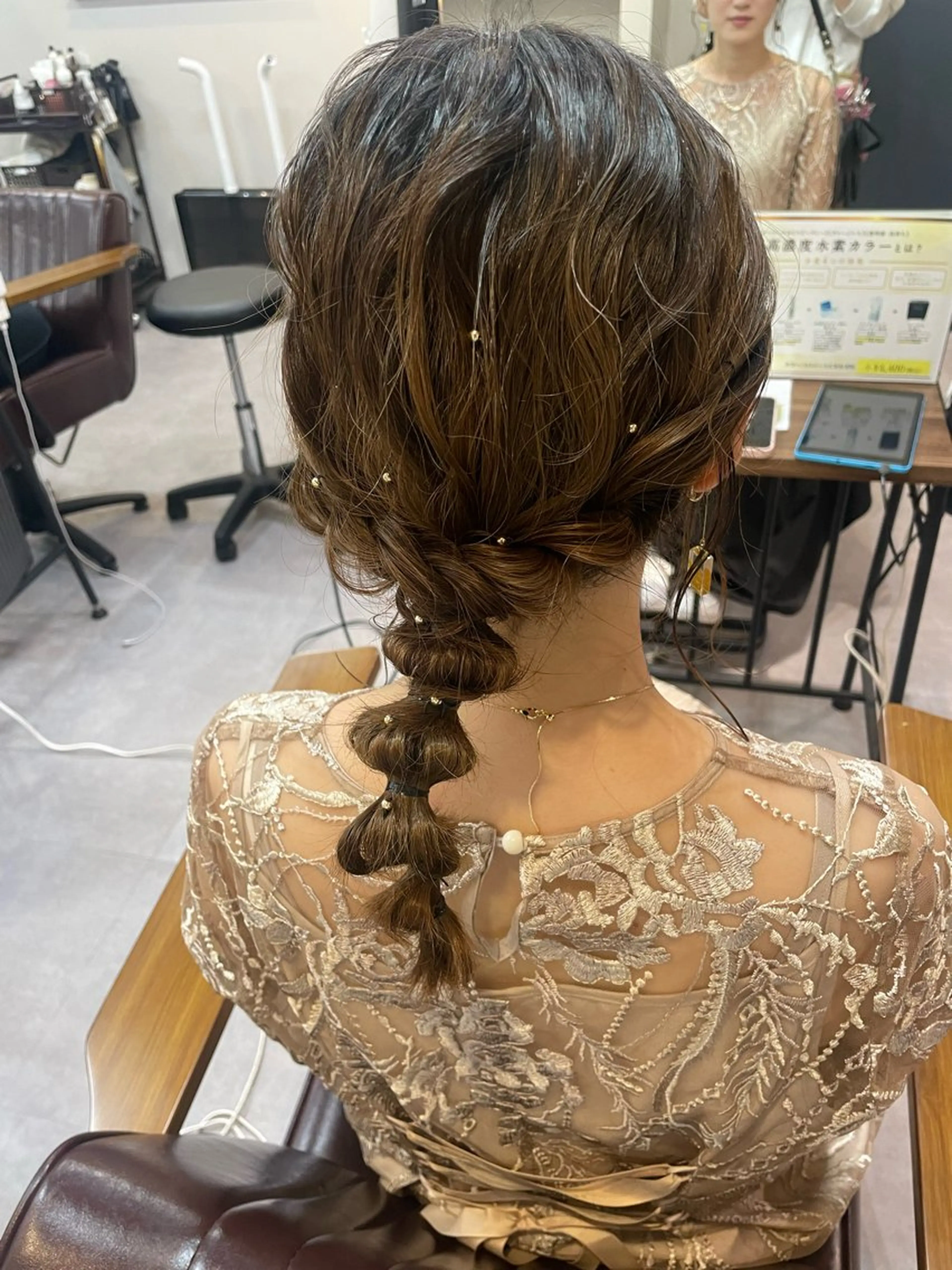 ミディアム ヘアセット 原 麻耶のヘアスタイル