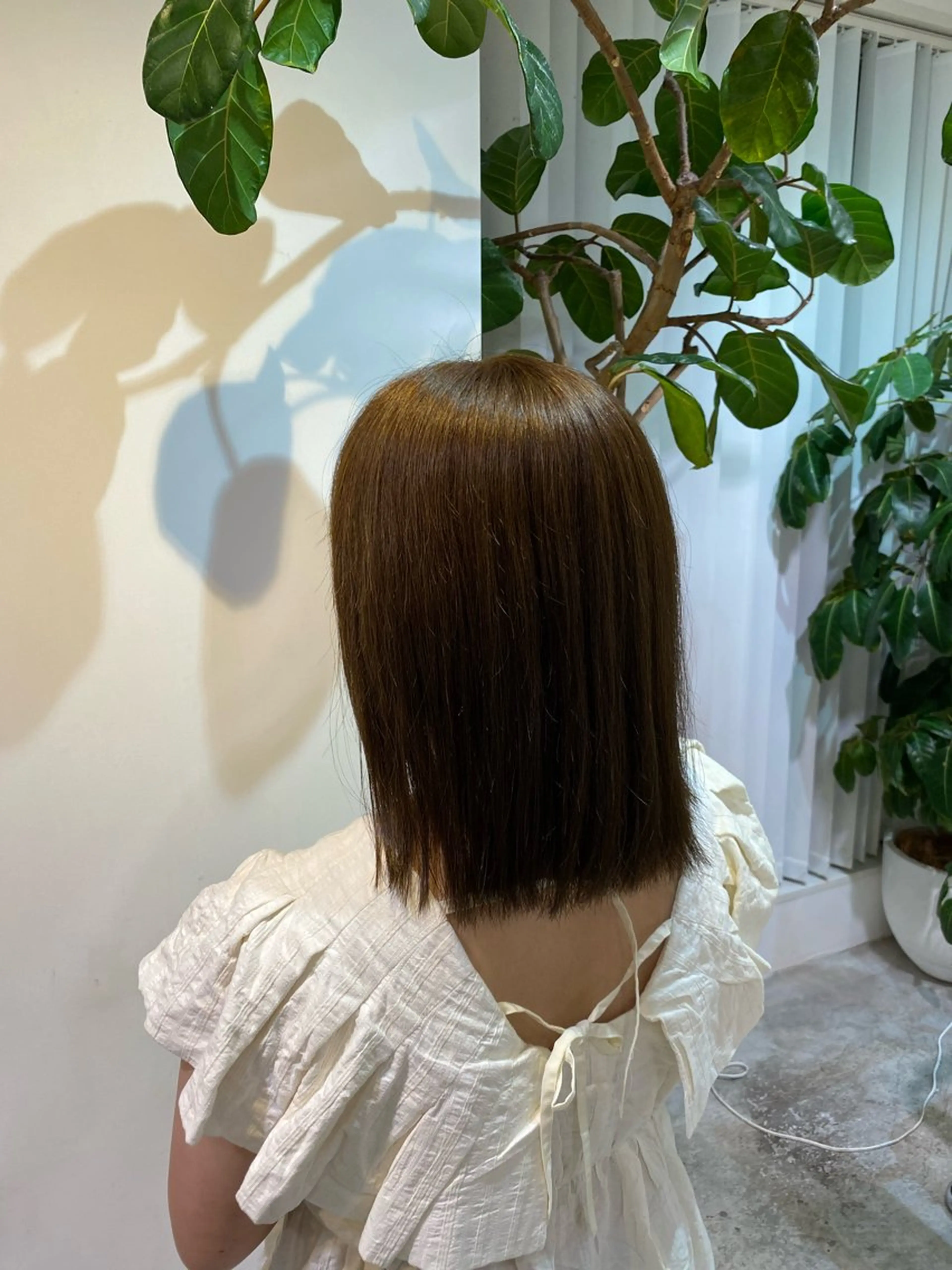 セミロング FILMS haru 暖色/ぱつっとbobのヘアスタイル