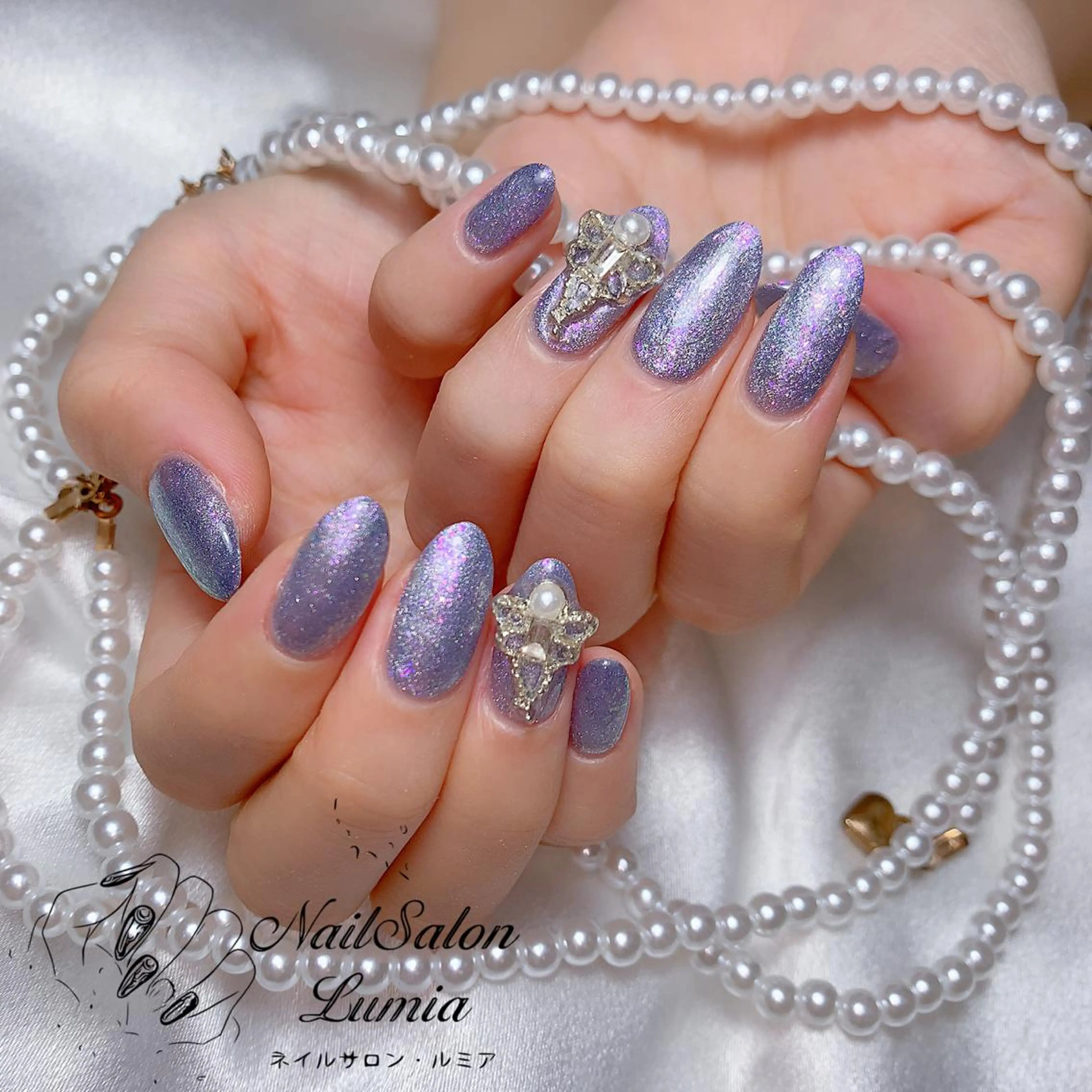 ネイル ハンドネイル ネイルサロン ルミア Lumia 店長のネイルデザイン