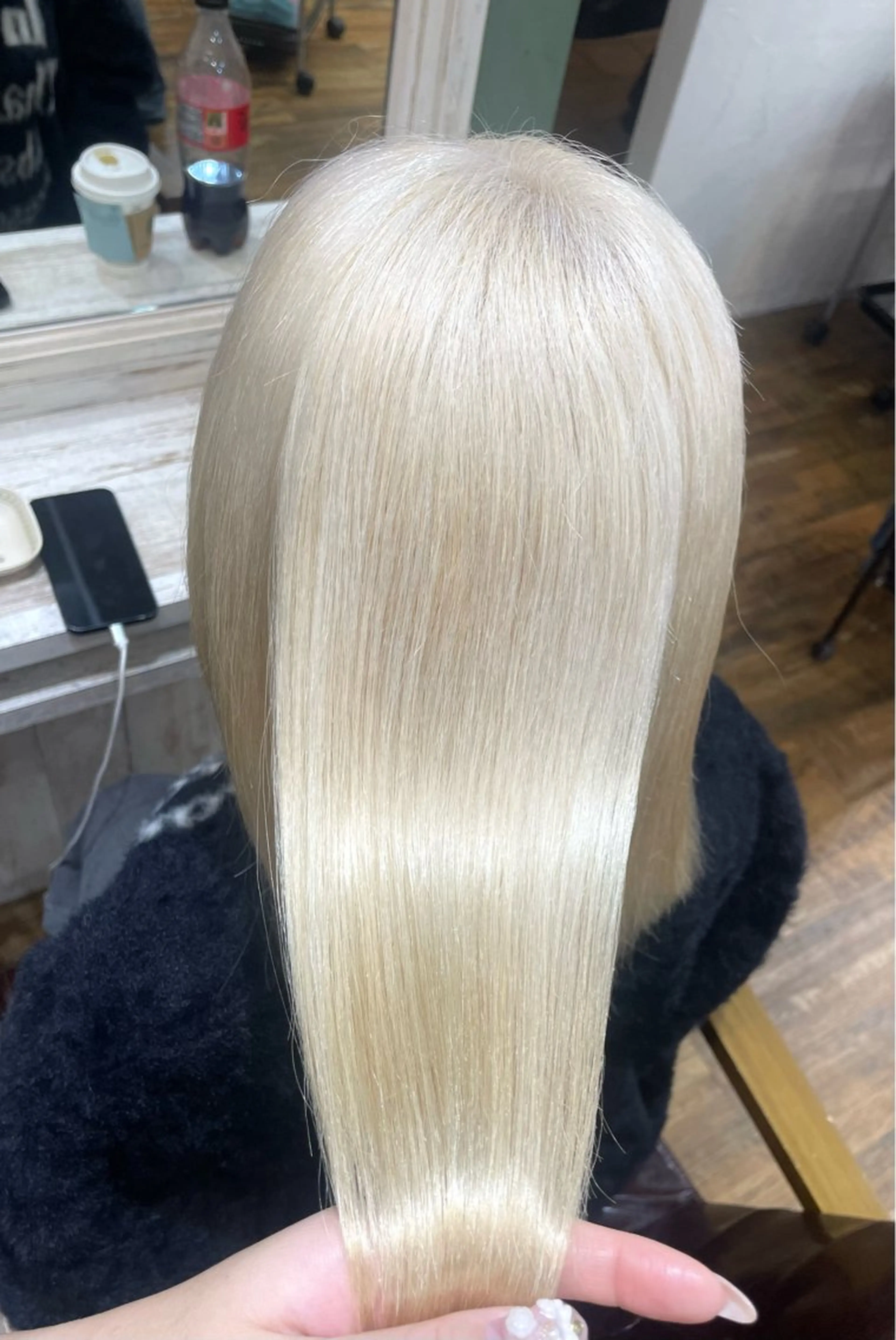 ミディアム カラー カット ヘアカラー トリートメント 極艶透明感カラー🐰 髪質改善/出雲つぐみのヘアスタイル