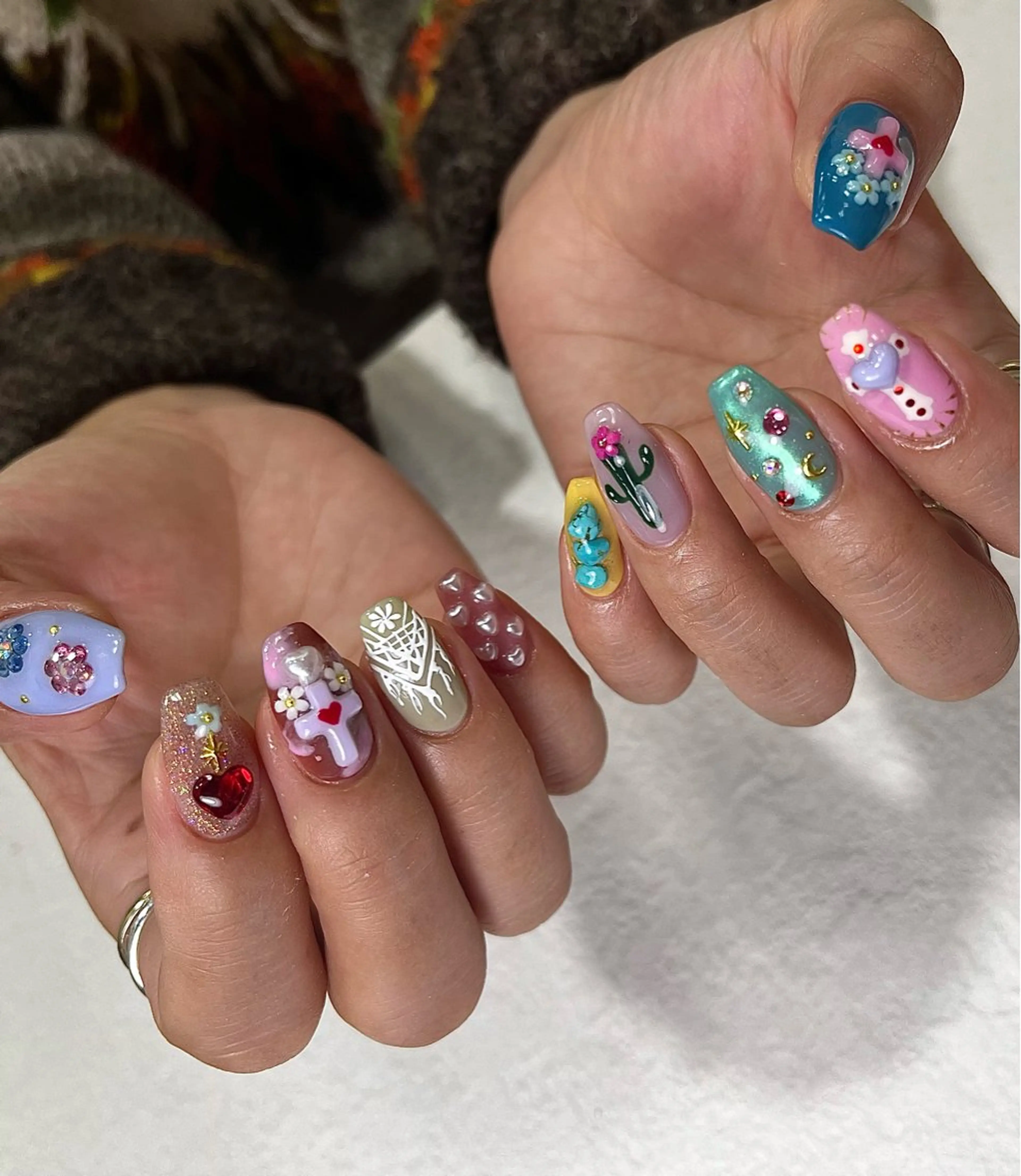 ネイル キラキラネイル Para Sol nail　Maoのネイルデザイン