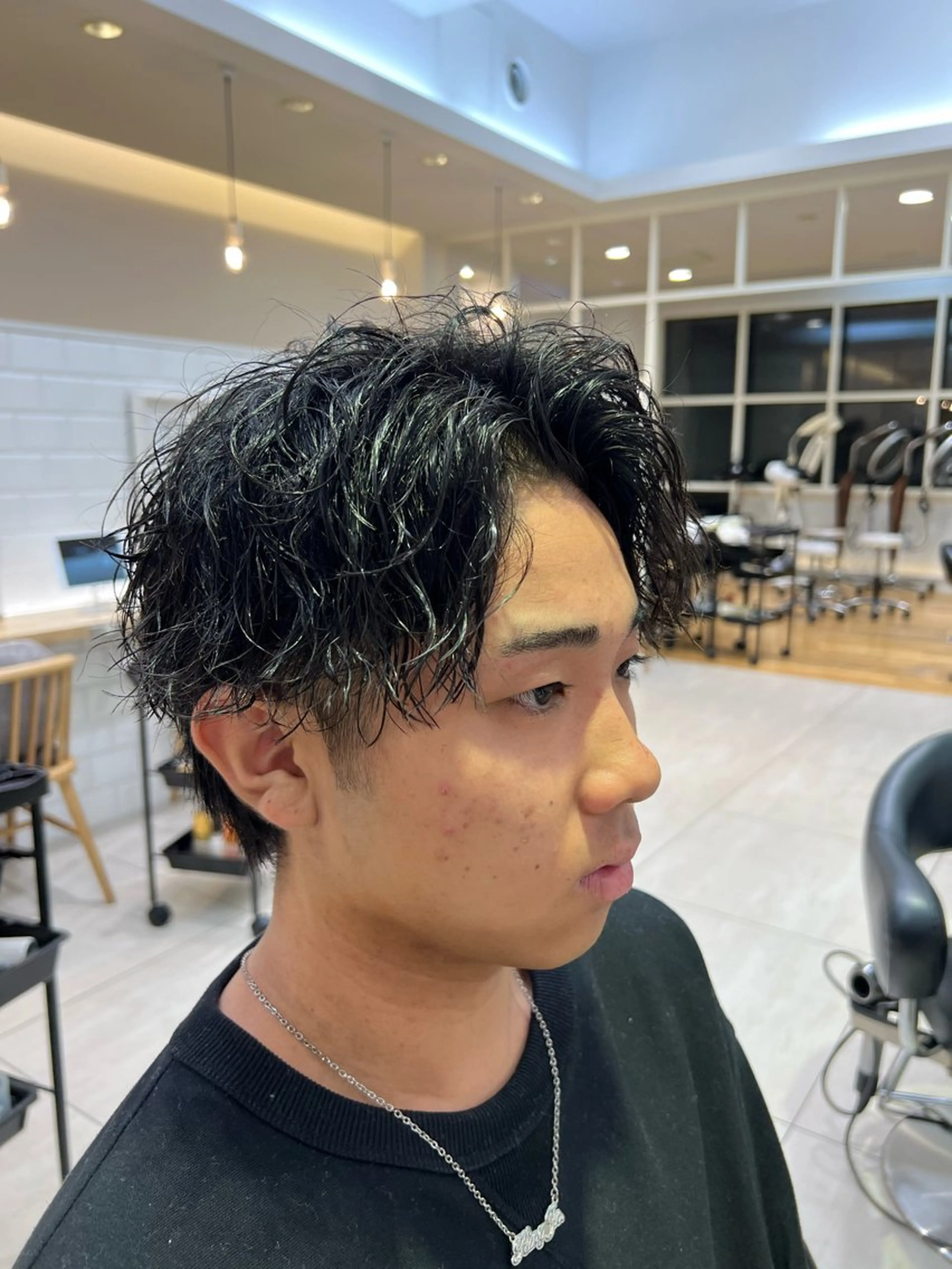 ショート ケンシロウ メンズパーマ特化⭕️のヘアスタイル