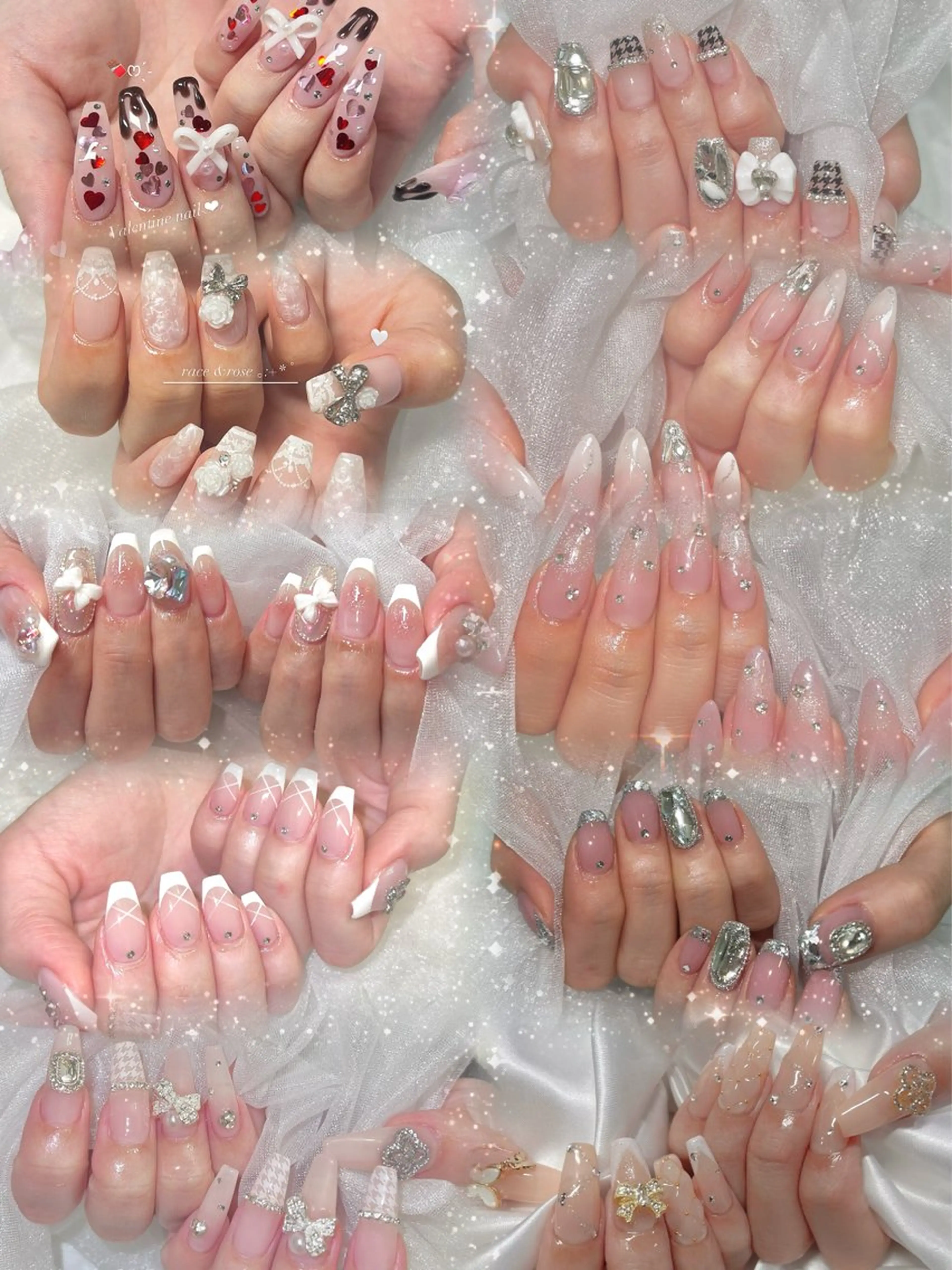 ネイル ちゅるんネイル🪄 耳ツボジュエリー🔗のネイルデザイン