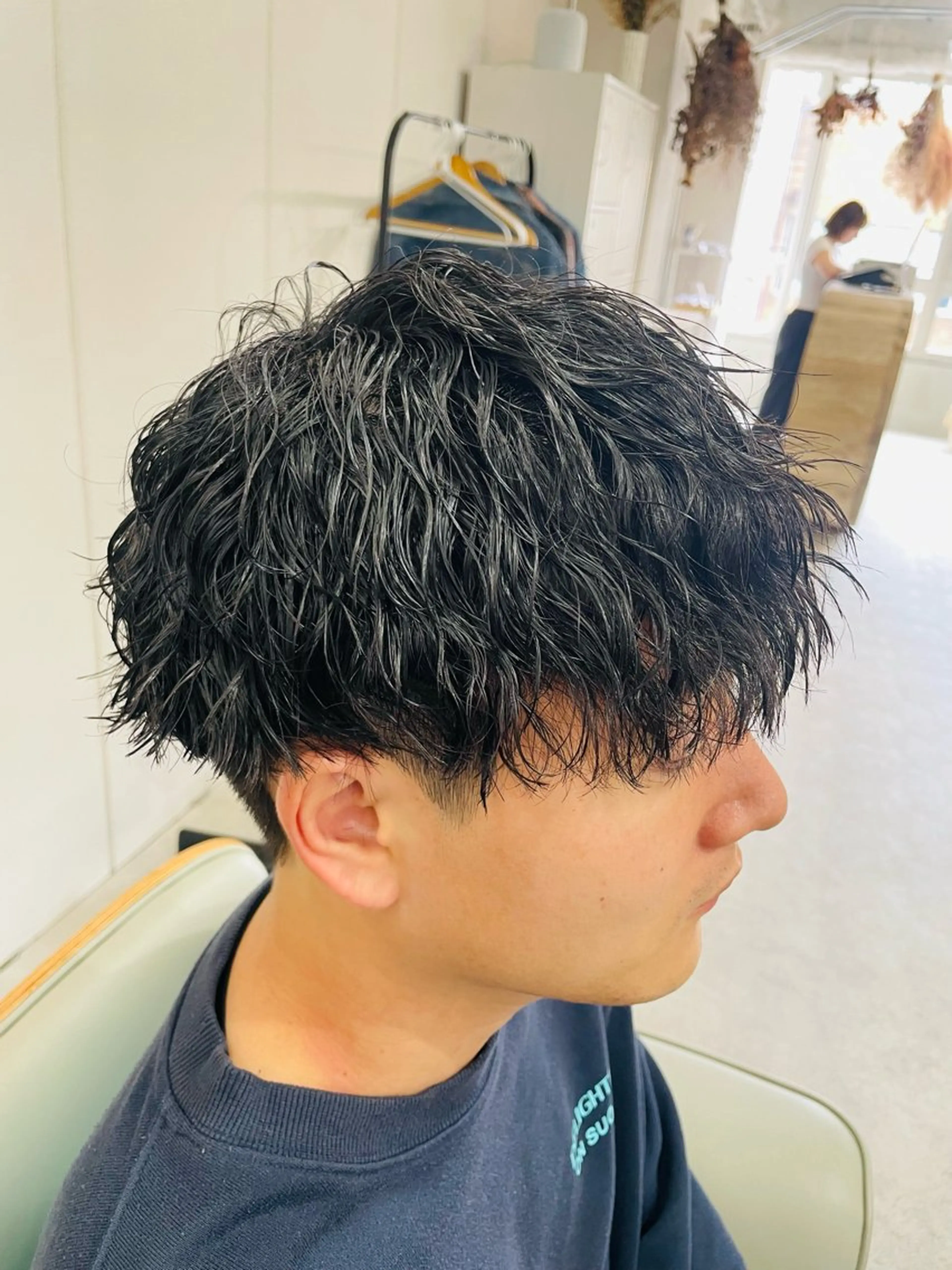 パーマ メンズ メンズパーマ カット パーマ トリートメント 橋本 樹のヘアスタイル
