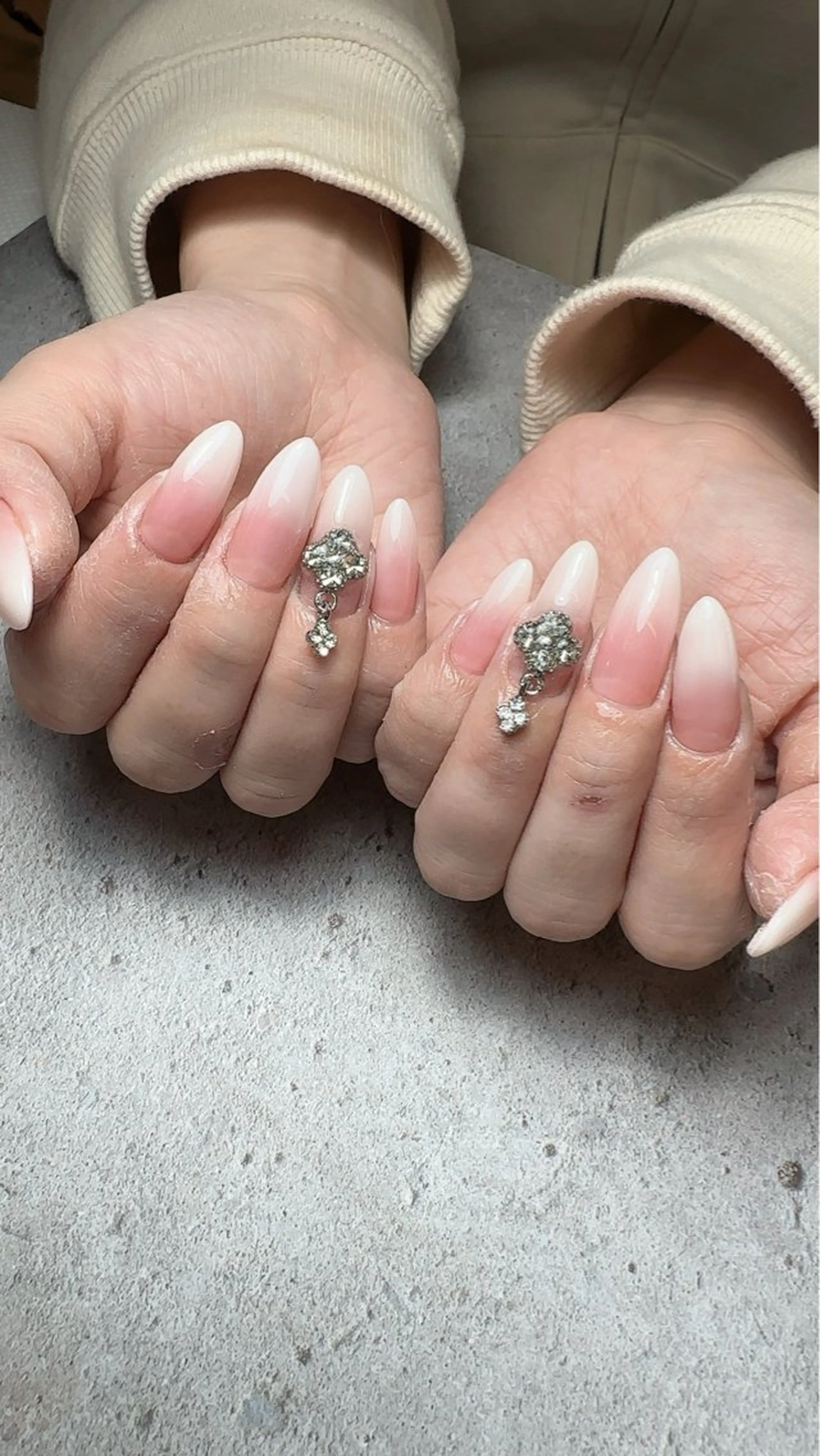 ネイル アートネイル ハート マグネットネイル 持ち込み ニュアンスネイル ハンドネイル nail salon    Mimiy..所属・Nailsalon Mimiy..♡のネイルデザイン
