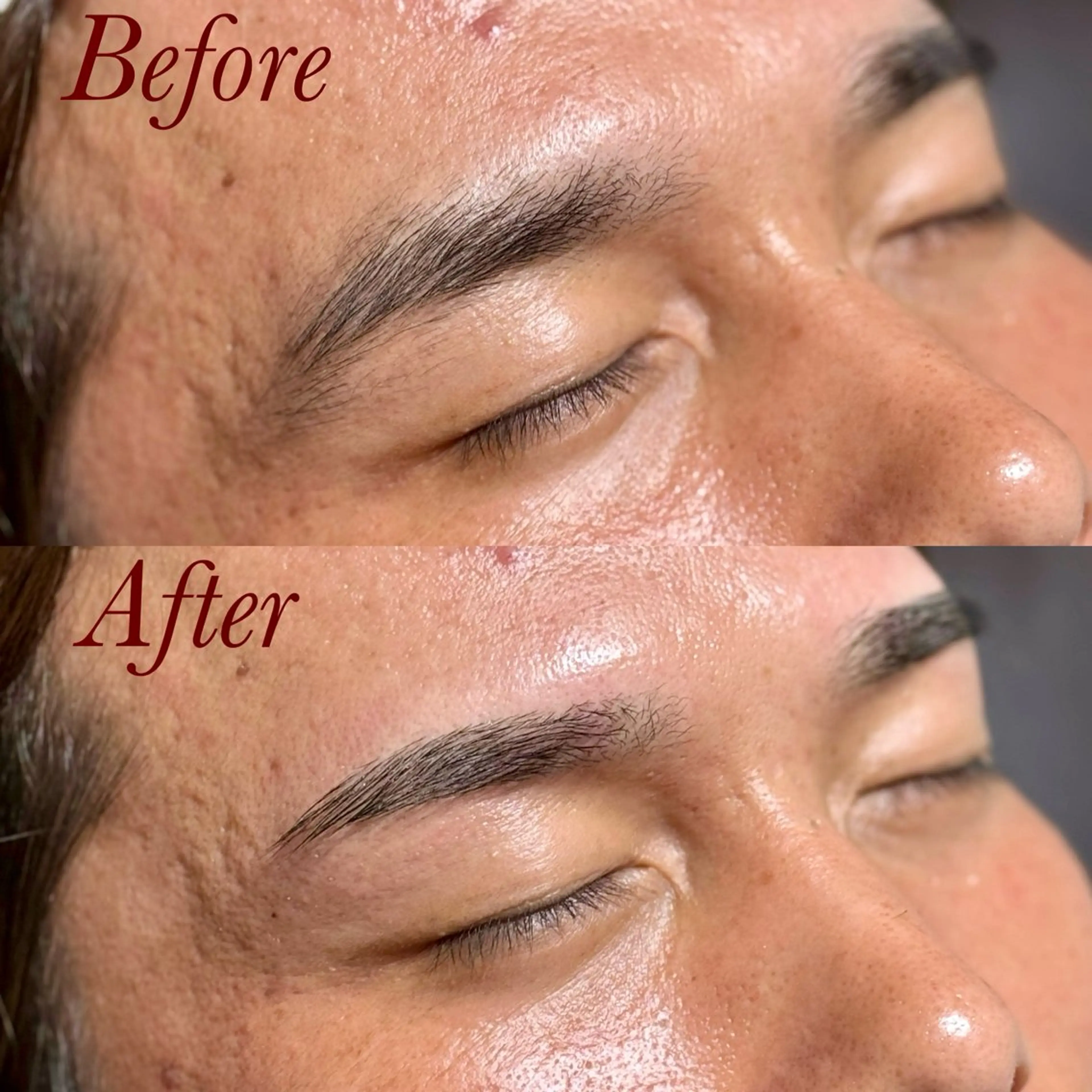 👑メンズ眉毛wax👑《垢抜け》※眉カット・間引き(濃さ調整)込みの写真
