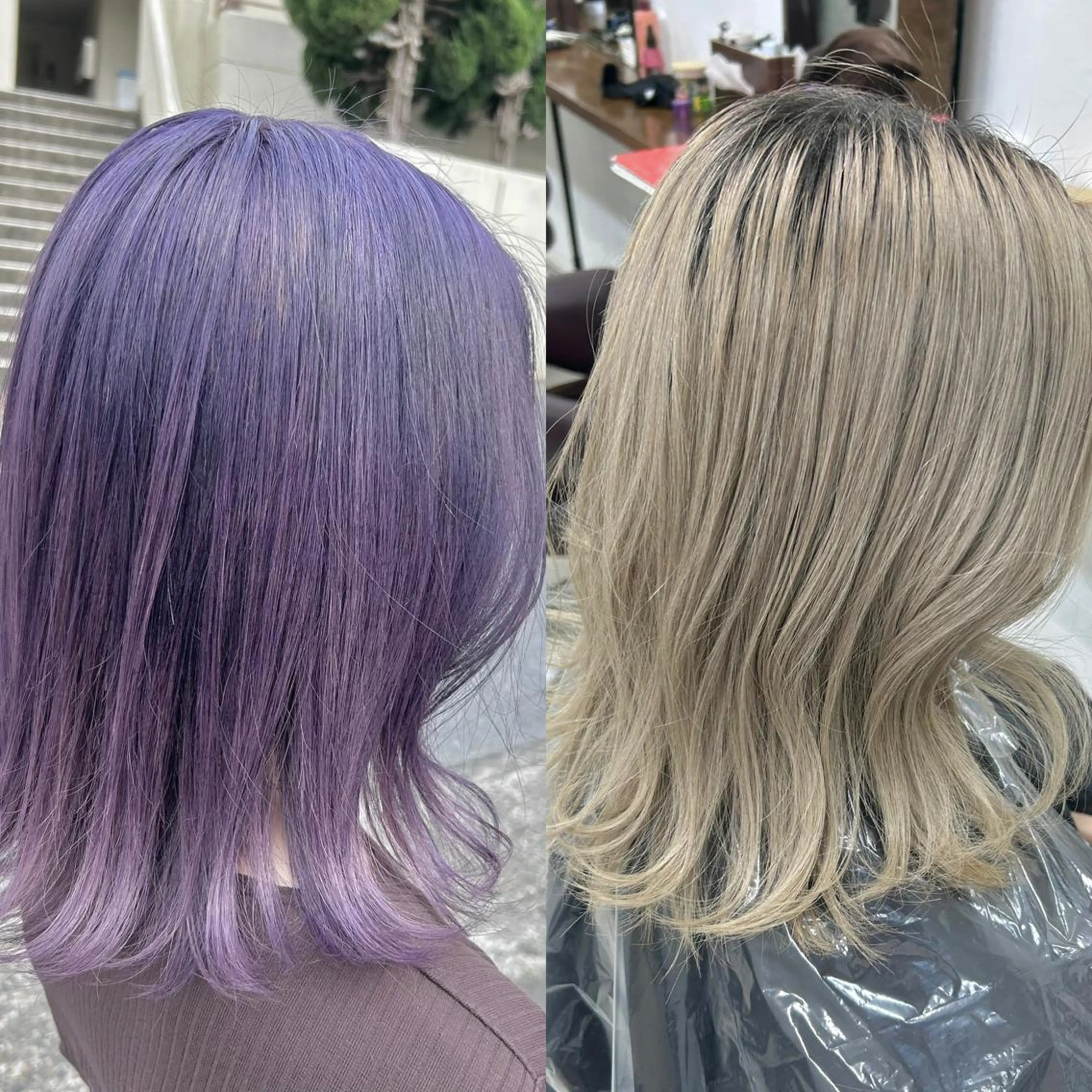 カラー ダブルスキルエクステ /羽エクステ白石宇由のヘアスタイル