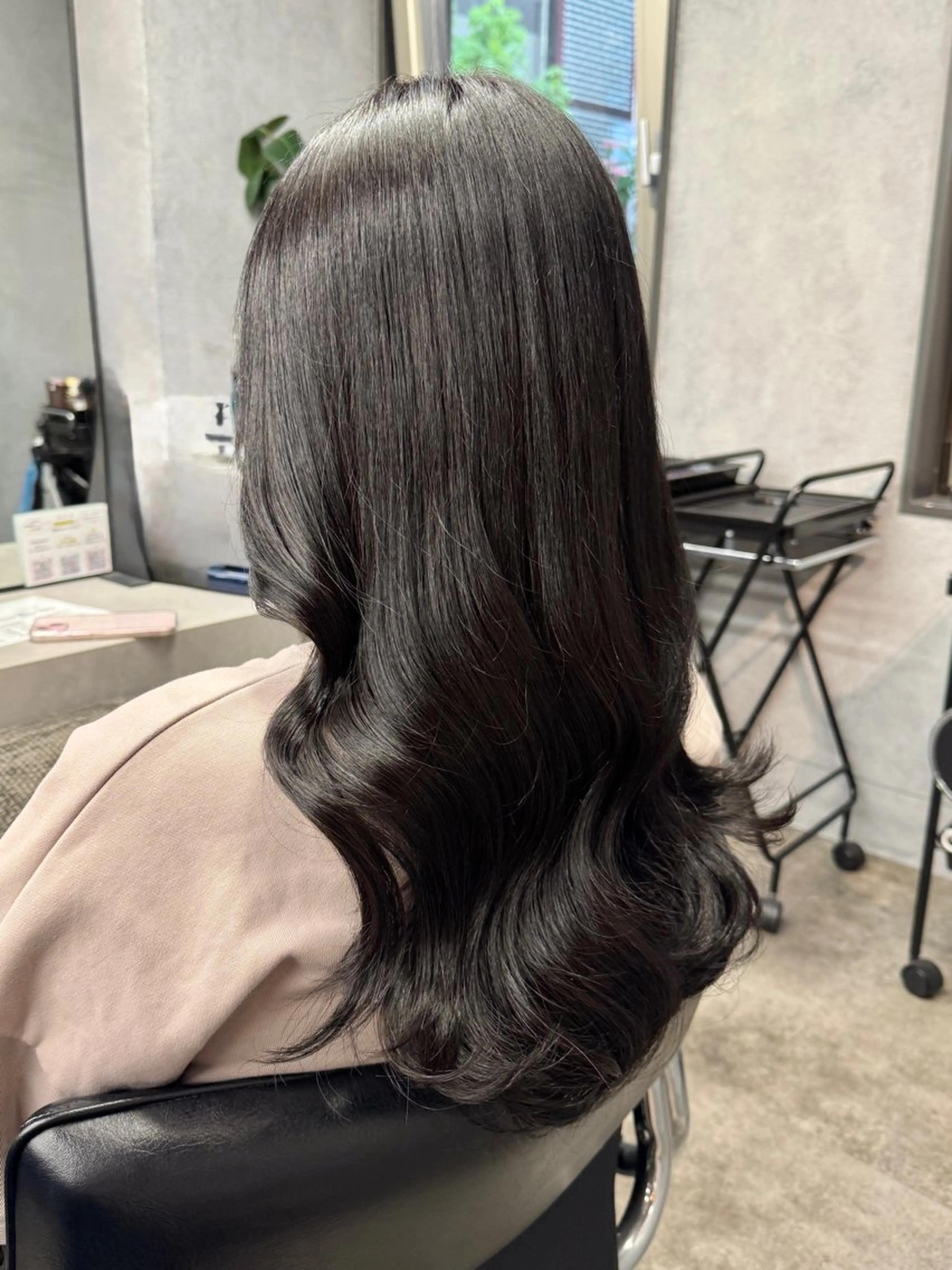 セミロング カット ヘアカラー トリートメント 髪質改善/艶髪 MINAMIのヘアスタイル