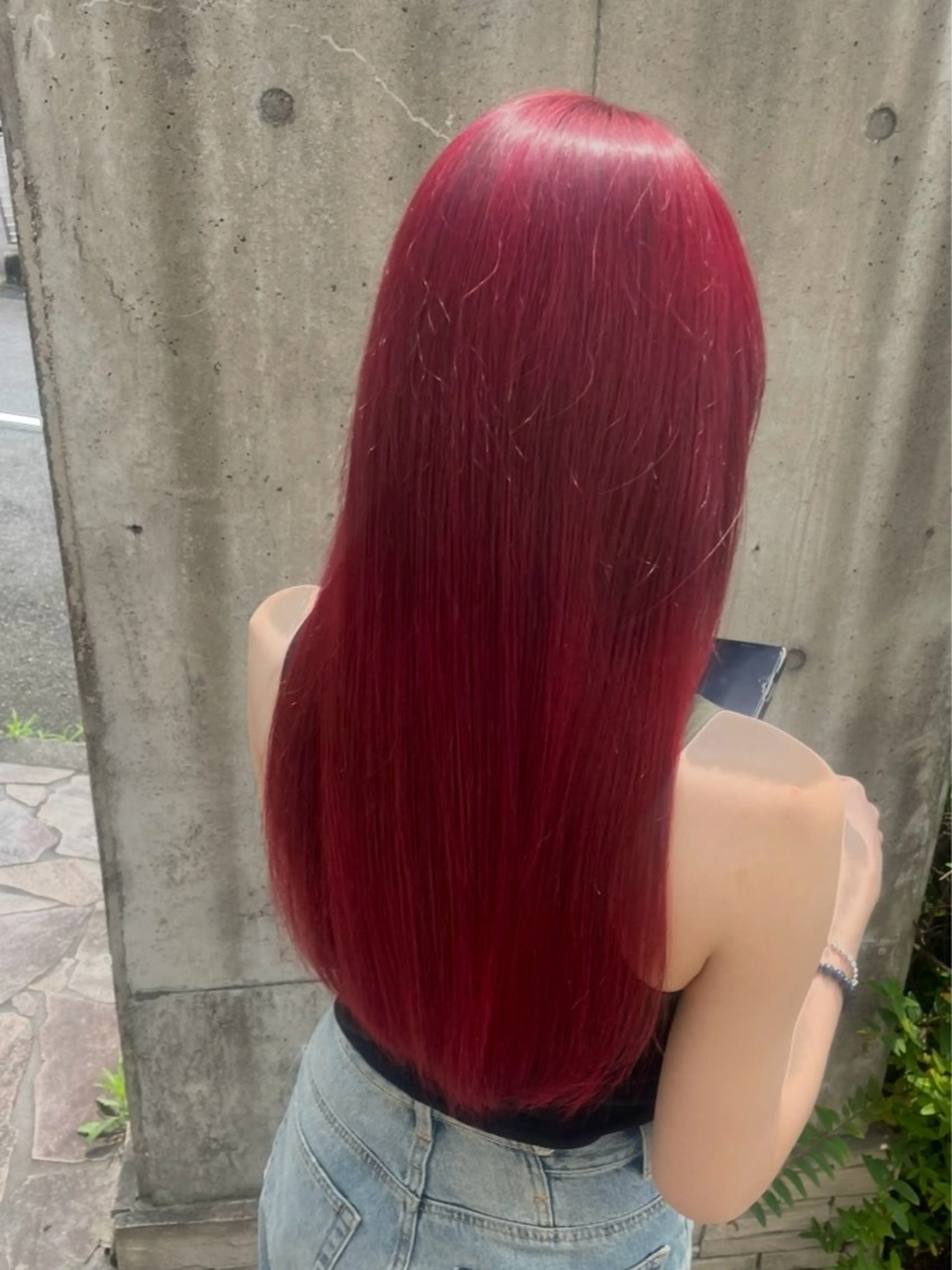 ロング カラー ブランシェ神領店 笹原渚紗のヘアスタイル