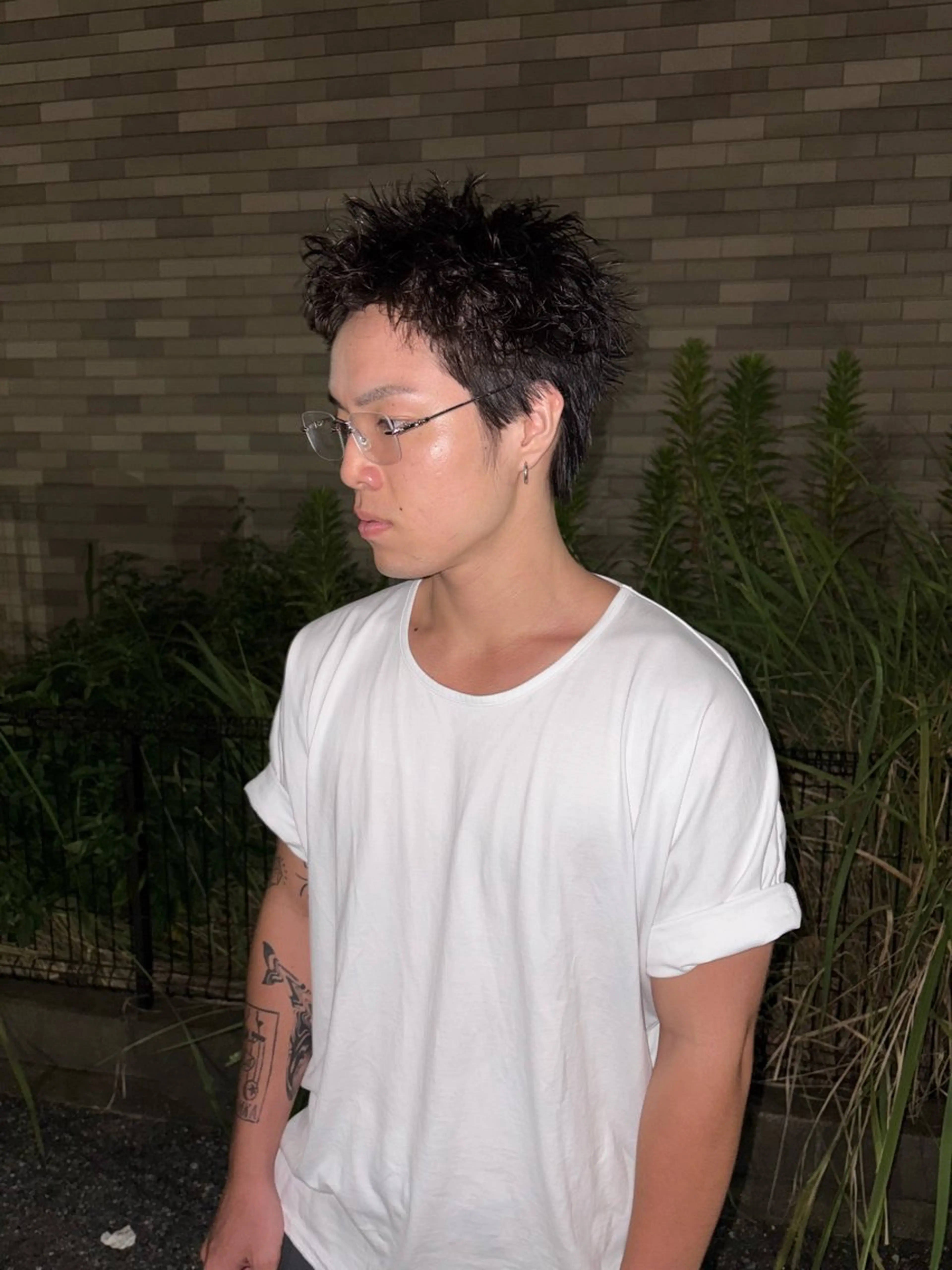 ショート メンズ メンズパーマ 堀込 昭吾☆特別価格☆のヘアスタイル