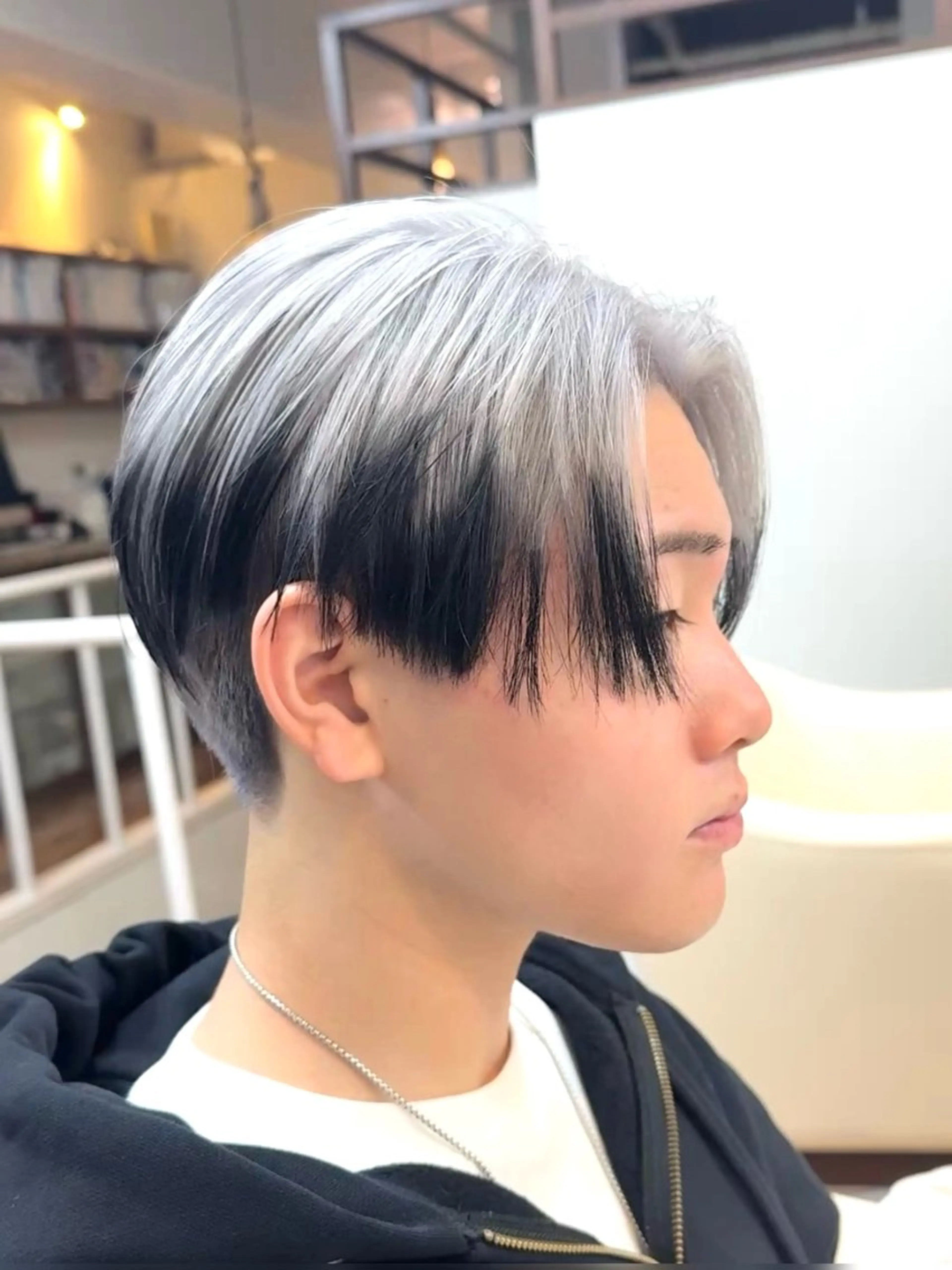 カット+ダブルカラー+エンドカラー+超音波トリートメントの写真