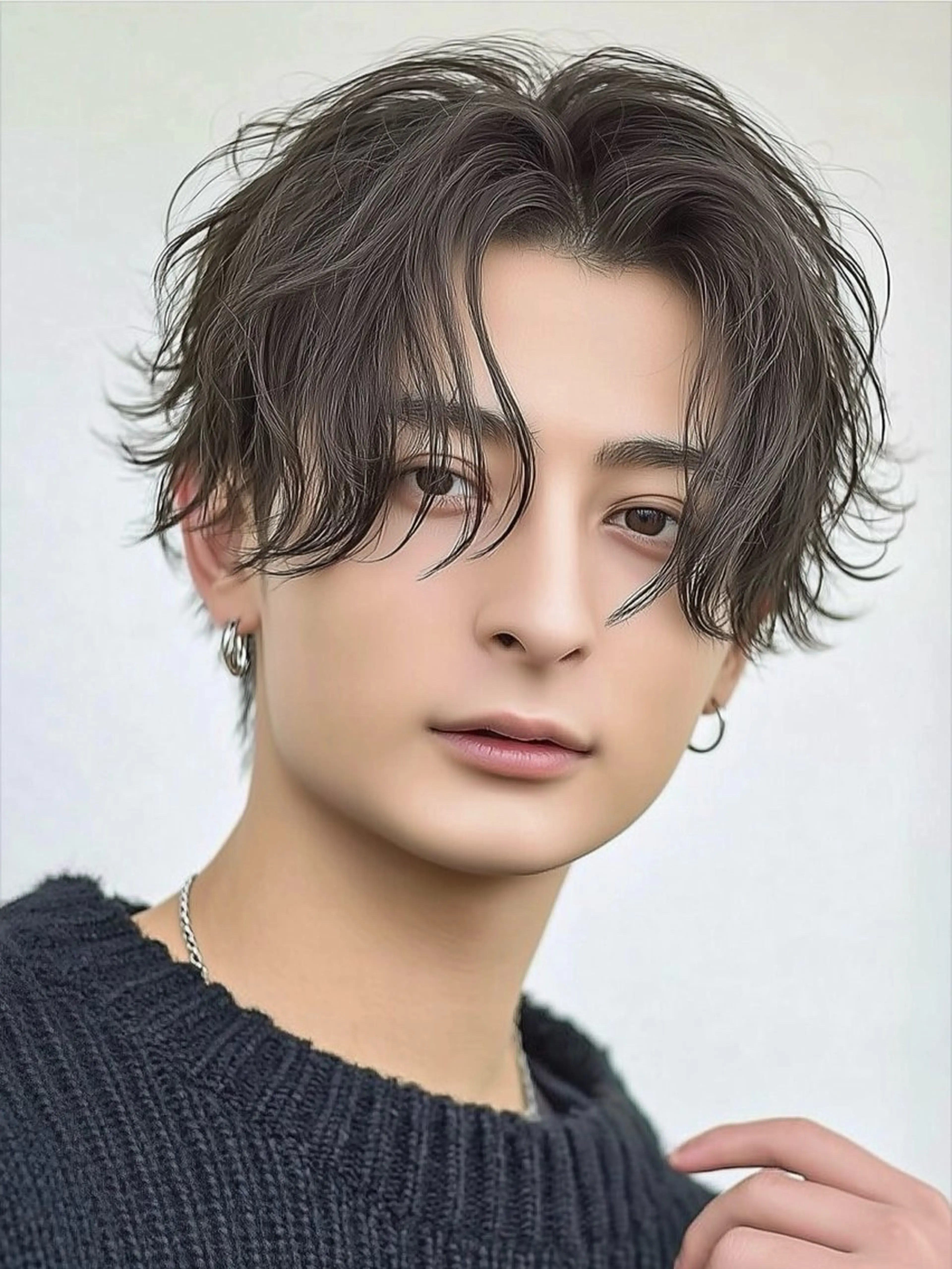 ショート パーマ メンズ カット パーマ メンズ特化/パーマ/ 髪質改善　高野奨馬のヘアスタイル