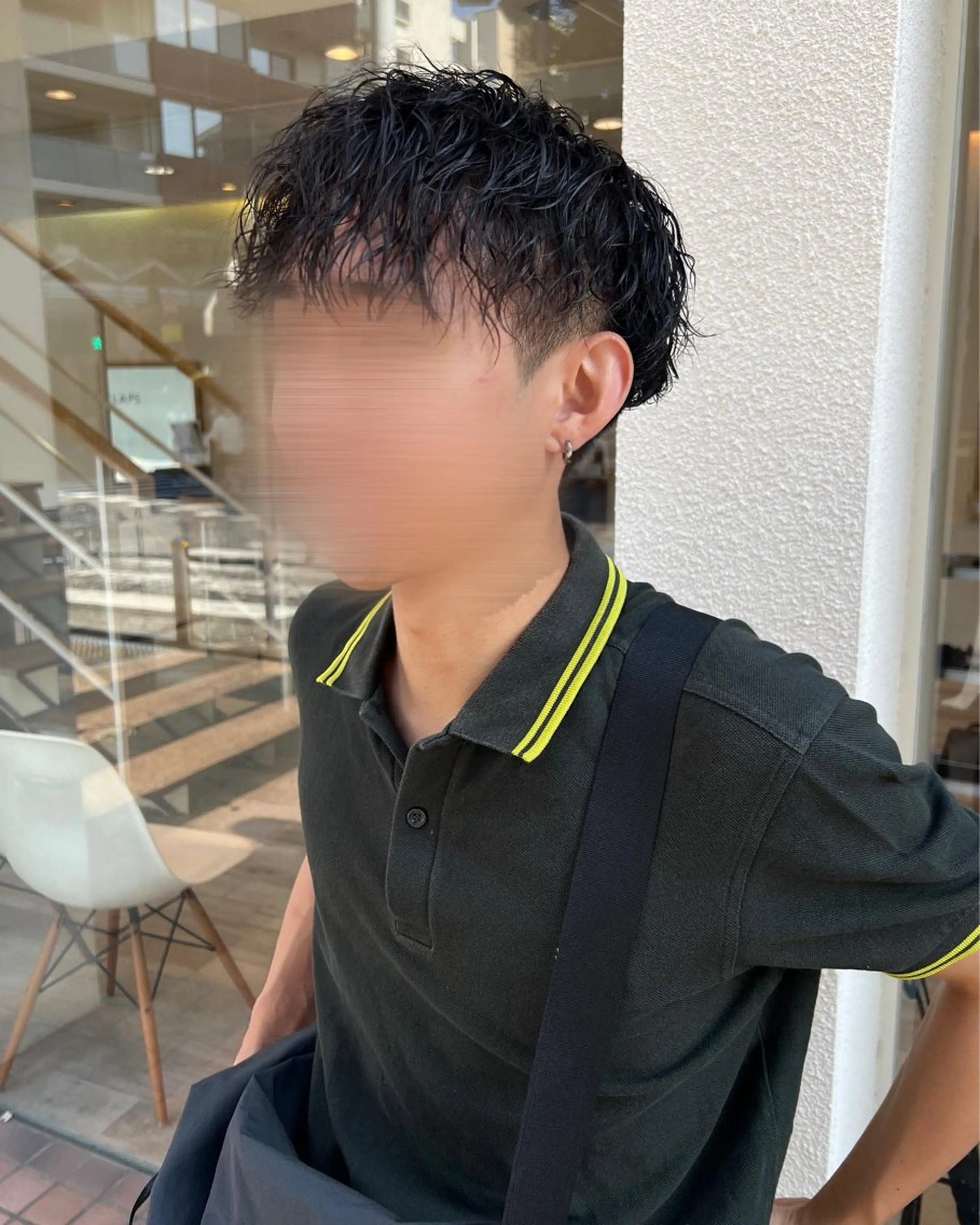 パーマ メンズ メンズパーマ ツイストスパイラルパーマ スパイラルパーマ Ore🫧タナカマヤ /柔らかい質感カラーのヘアスタイル