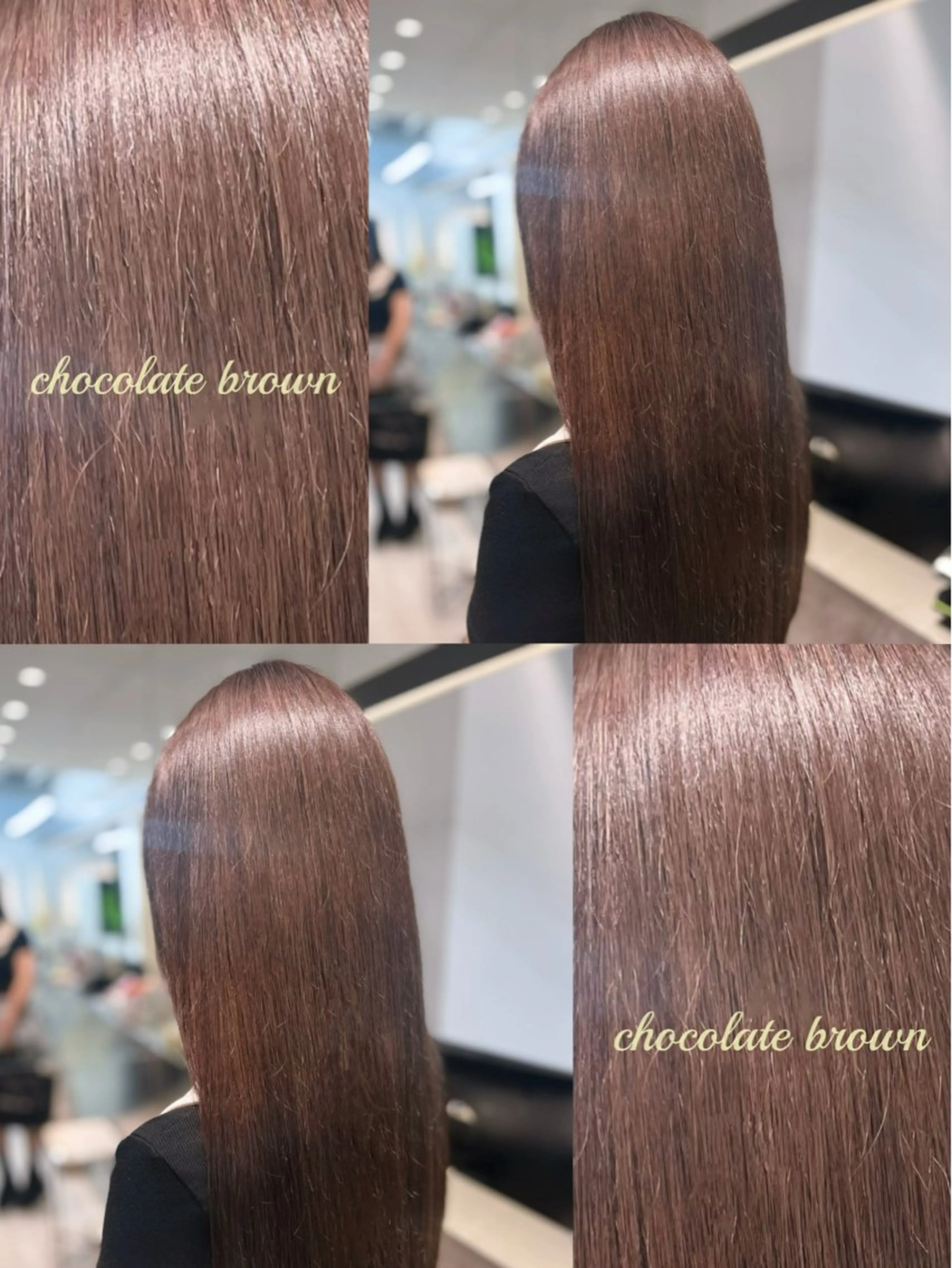 ロング ヘアカラー 透明感カラー縮毛矯正 レイヤー/えいすけのヘアスタイル