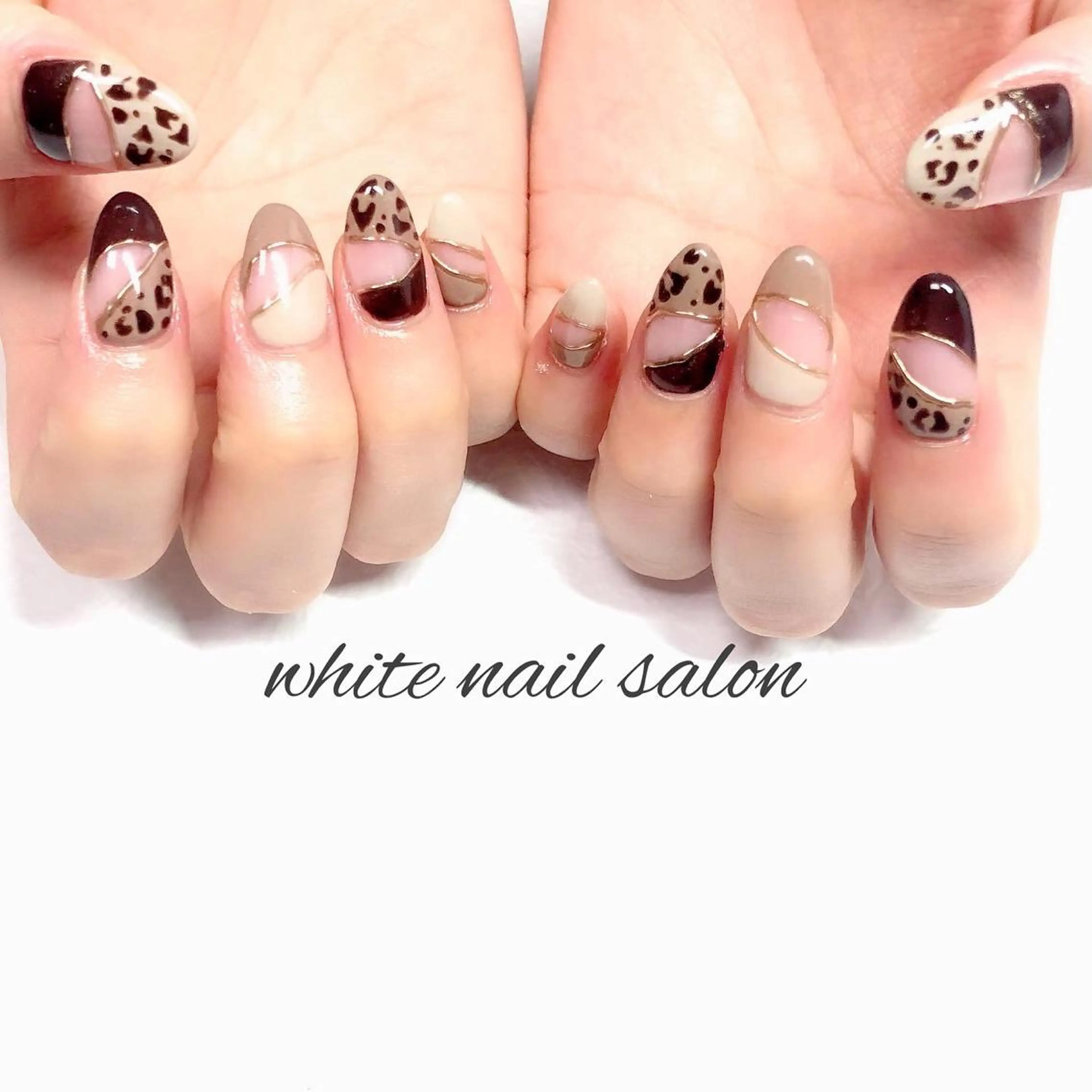 ネイル ジェルネイル ハードジェル 持ち込み ソフトジェル white nail salonのネイルデザイン