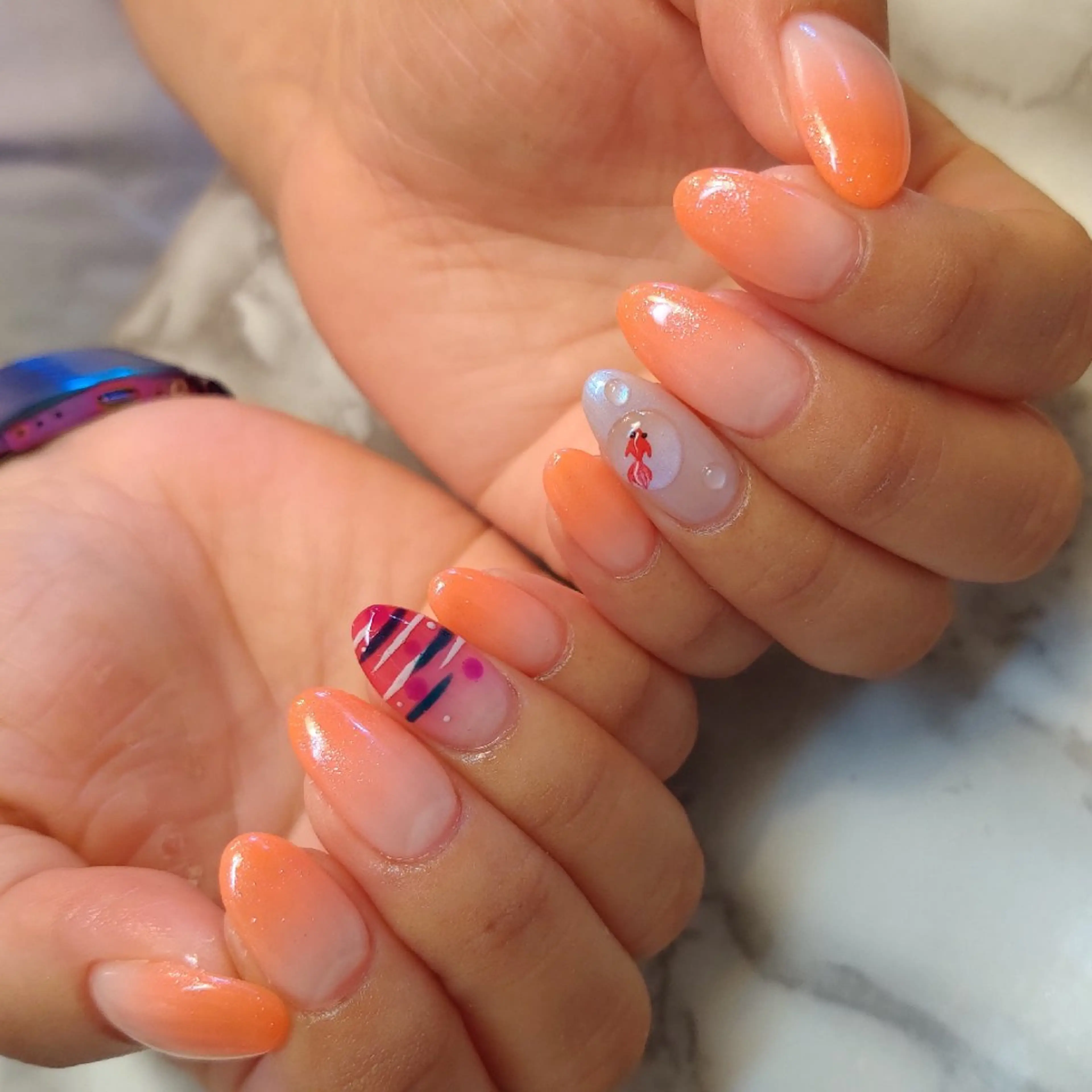 ネイル ジェヌインネイル 河内のネイルデザイン