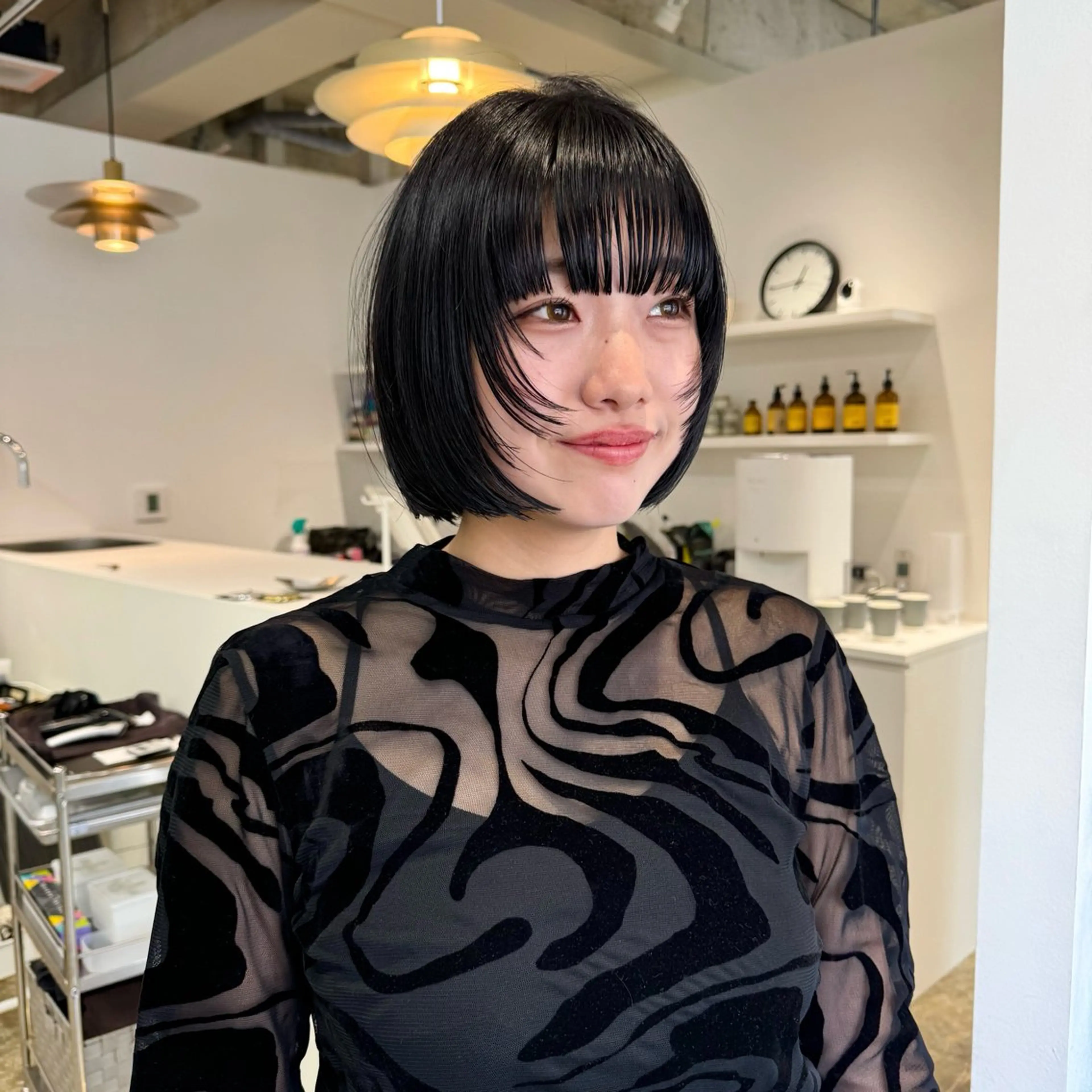 ショート カット ヘアカラー トリートメント 可愛いパーマスタイル といえばISSEYのヘアスタイル