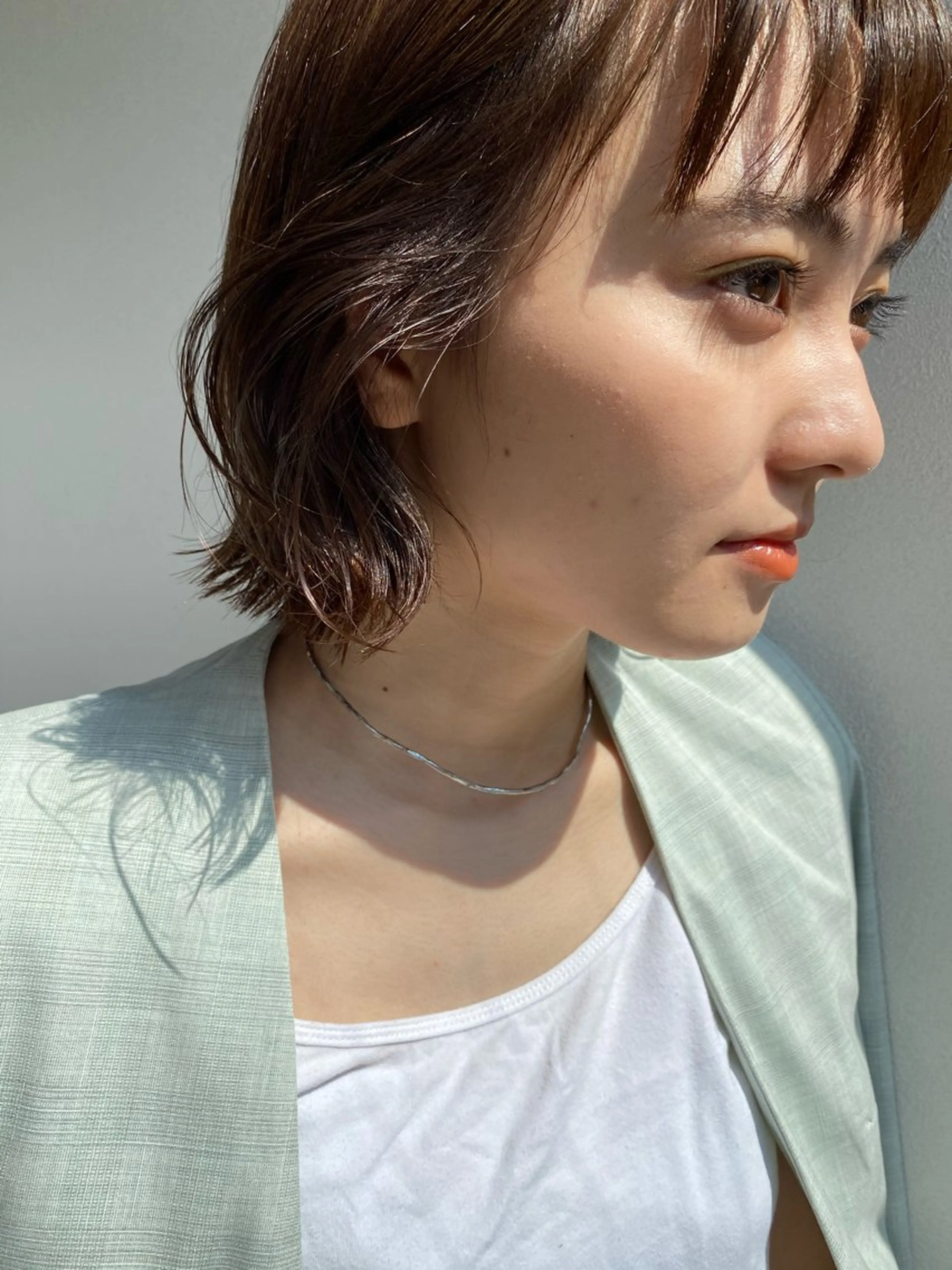 ショート カラー カット ヘアカラー トリートメント . nanamiのヘアスタイル