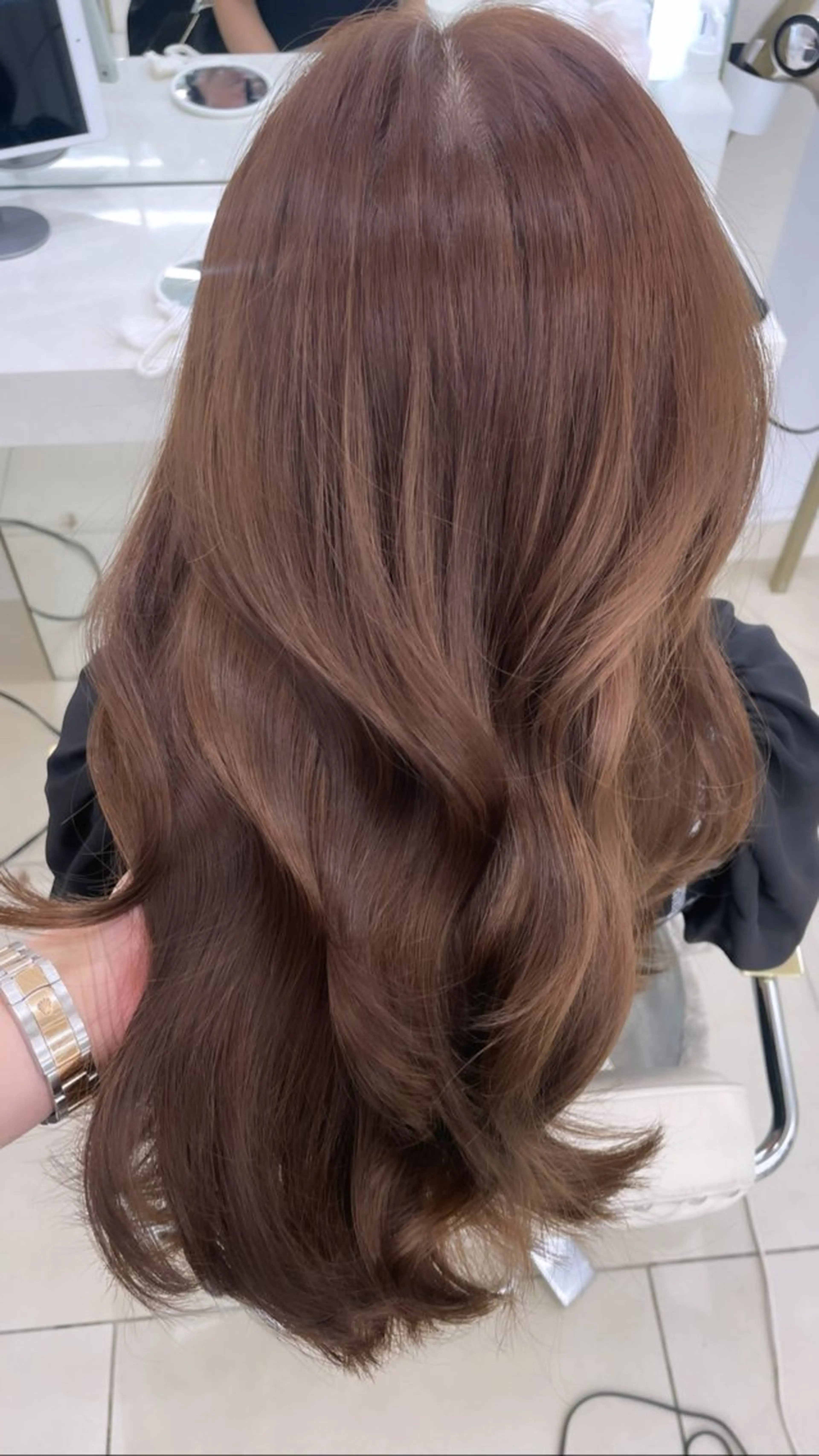 セミロング カラー COA GINZA 空也/前髪/顔まわりのヘアスタイル