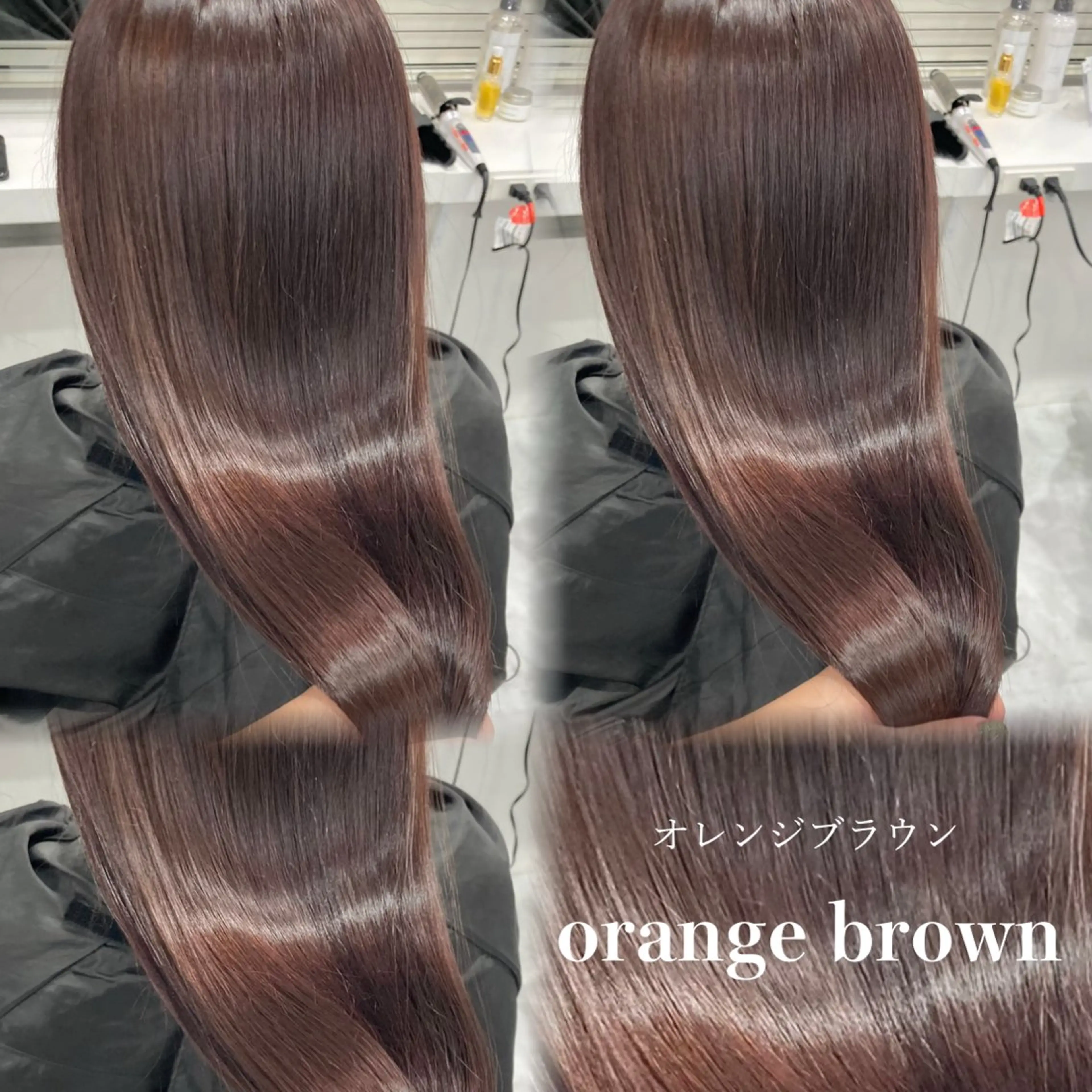 ロング カラー ヘアカラー トリートメント 💕мei 透明感カラー💕のヘアスタイル