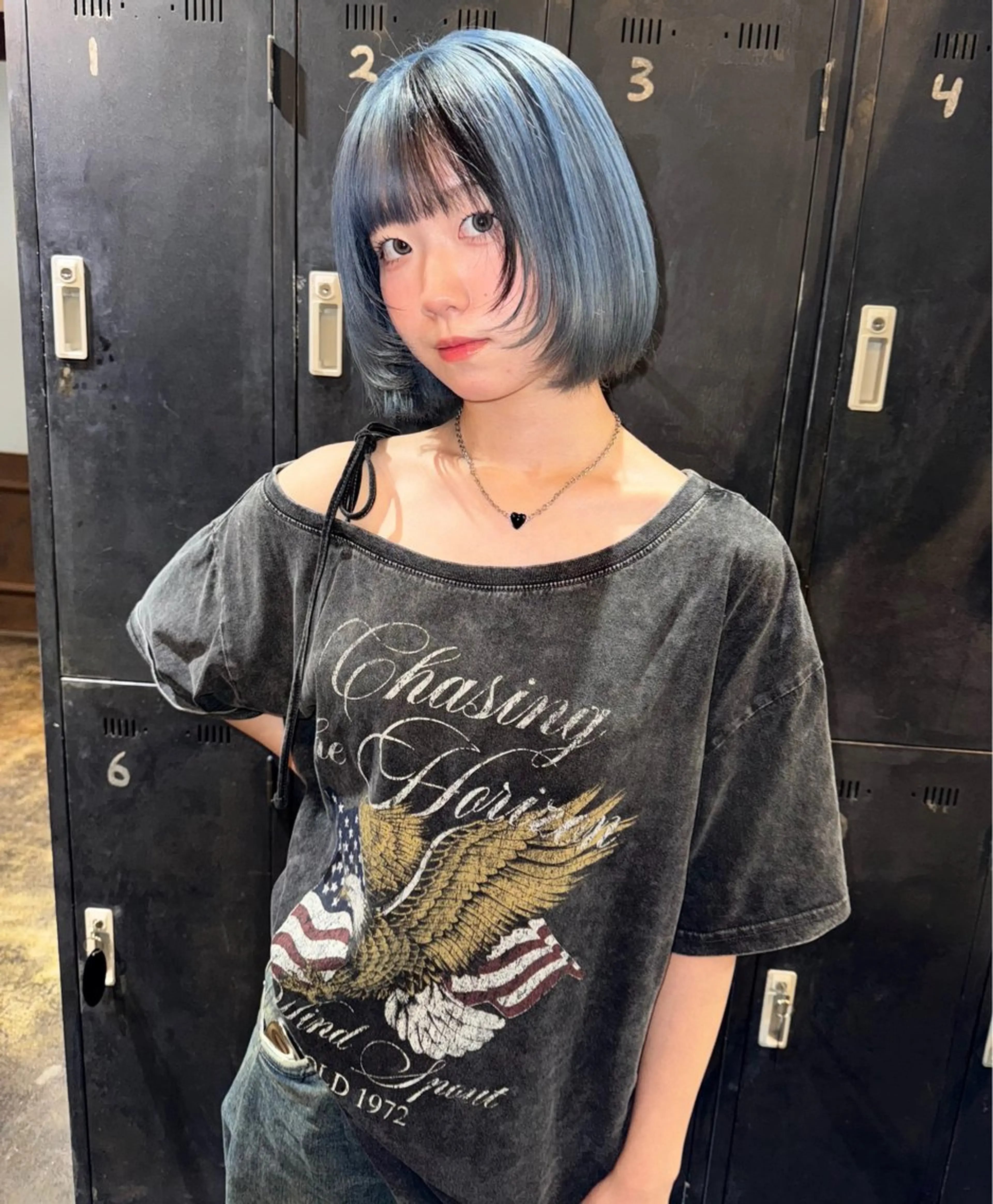 ショート ボブレイヤー ボブ レイヤーカット カット ヘアカラー トリートメント ブリーチ/ハイトーン 心斎橋/honokaのヘアスタイル