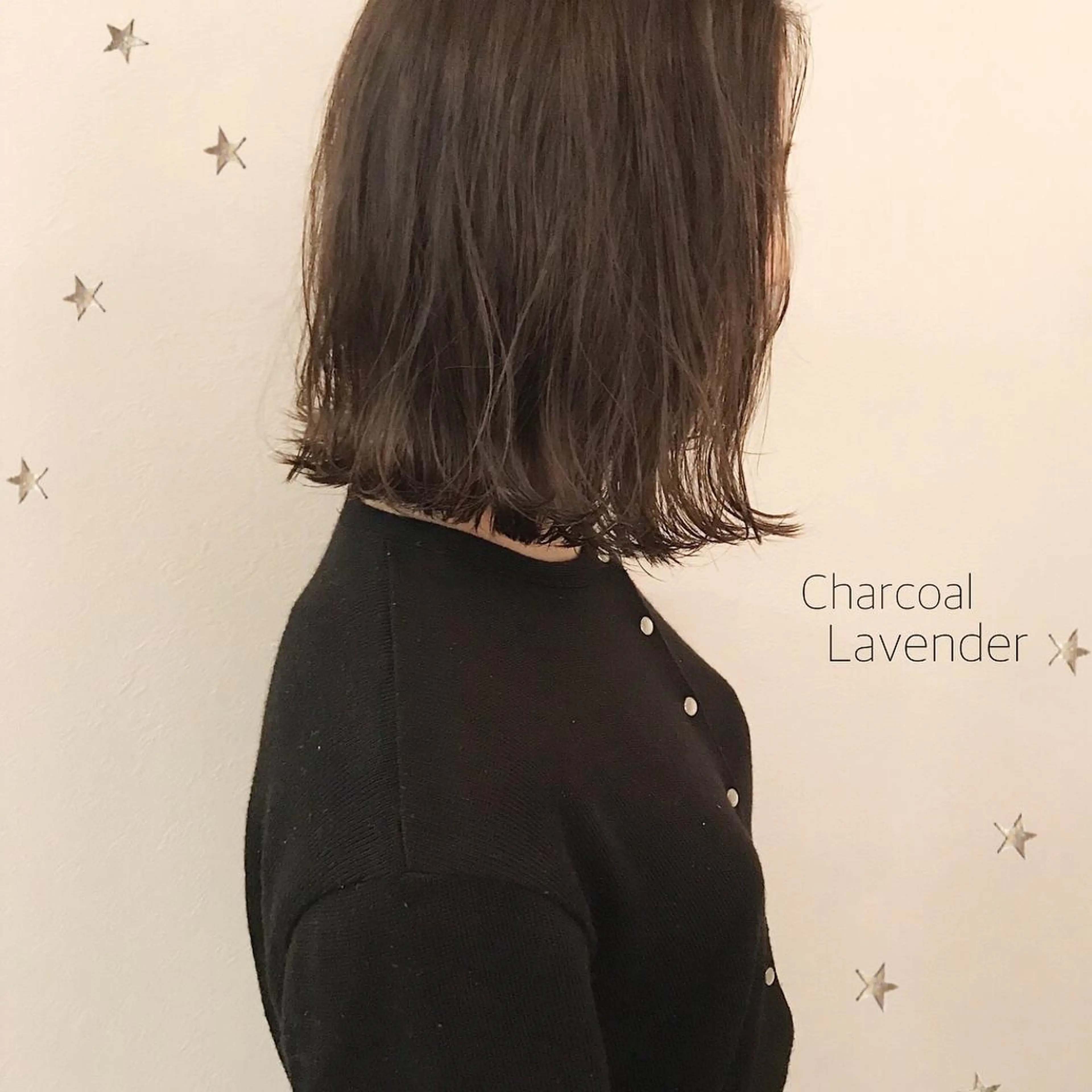 ミディアム カラー 市川 千夏のヘアスタイル