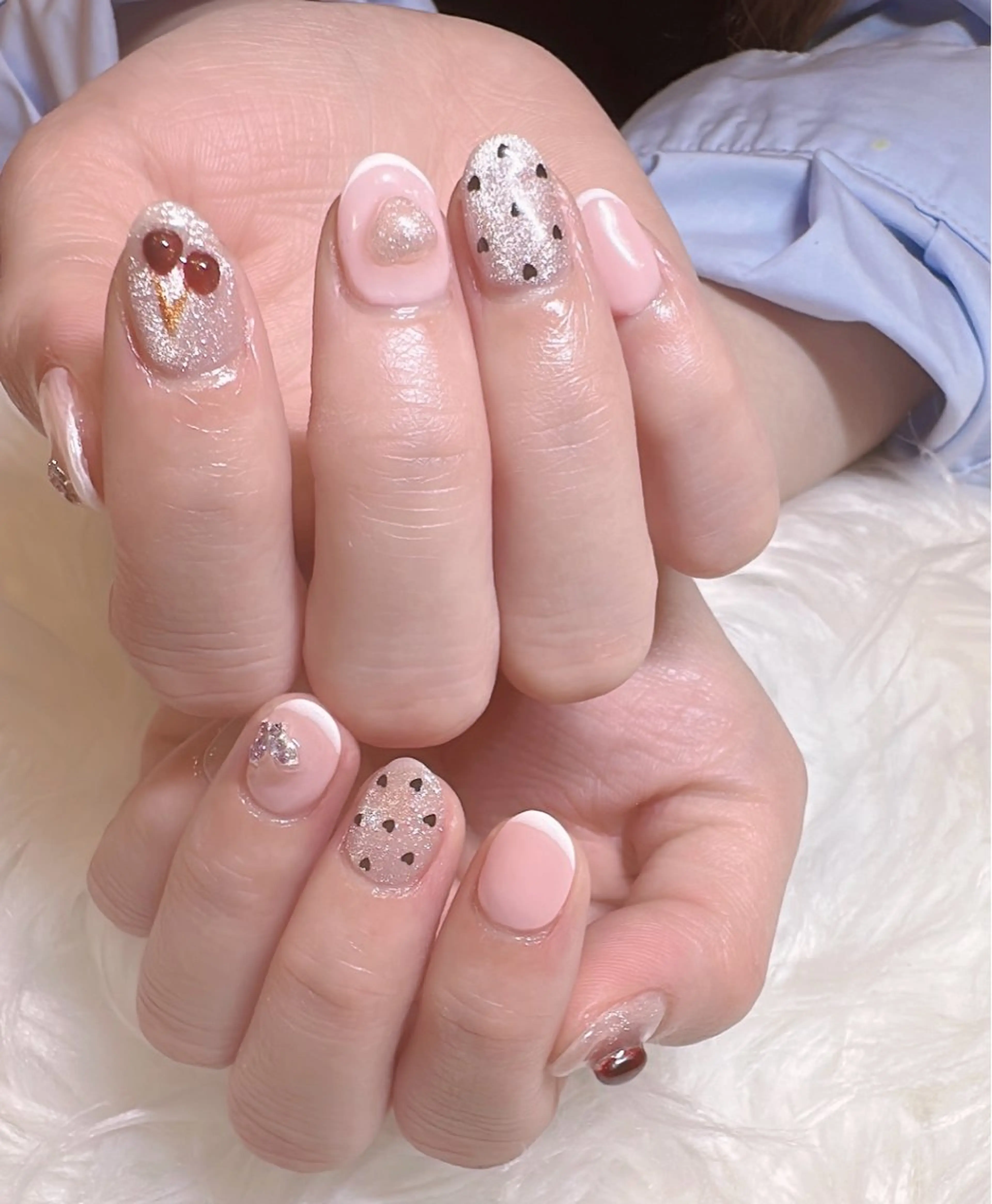 ネイル 持ち込み キュート ネイルのネイルデザイン