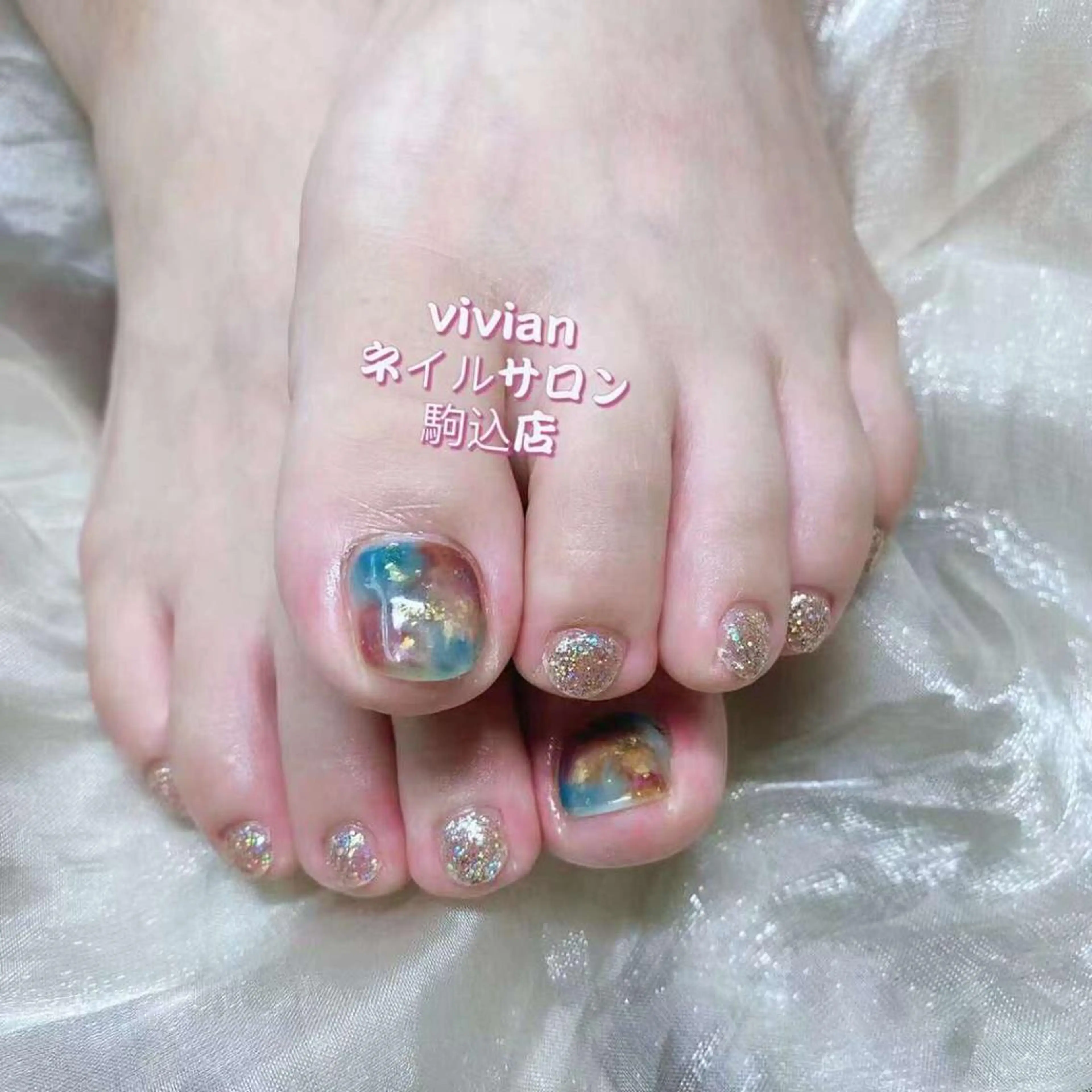 ネイル フットネイル リ サのネイルデザイン