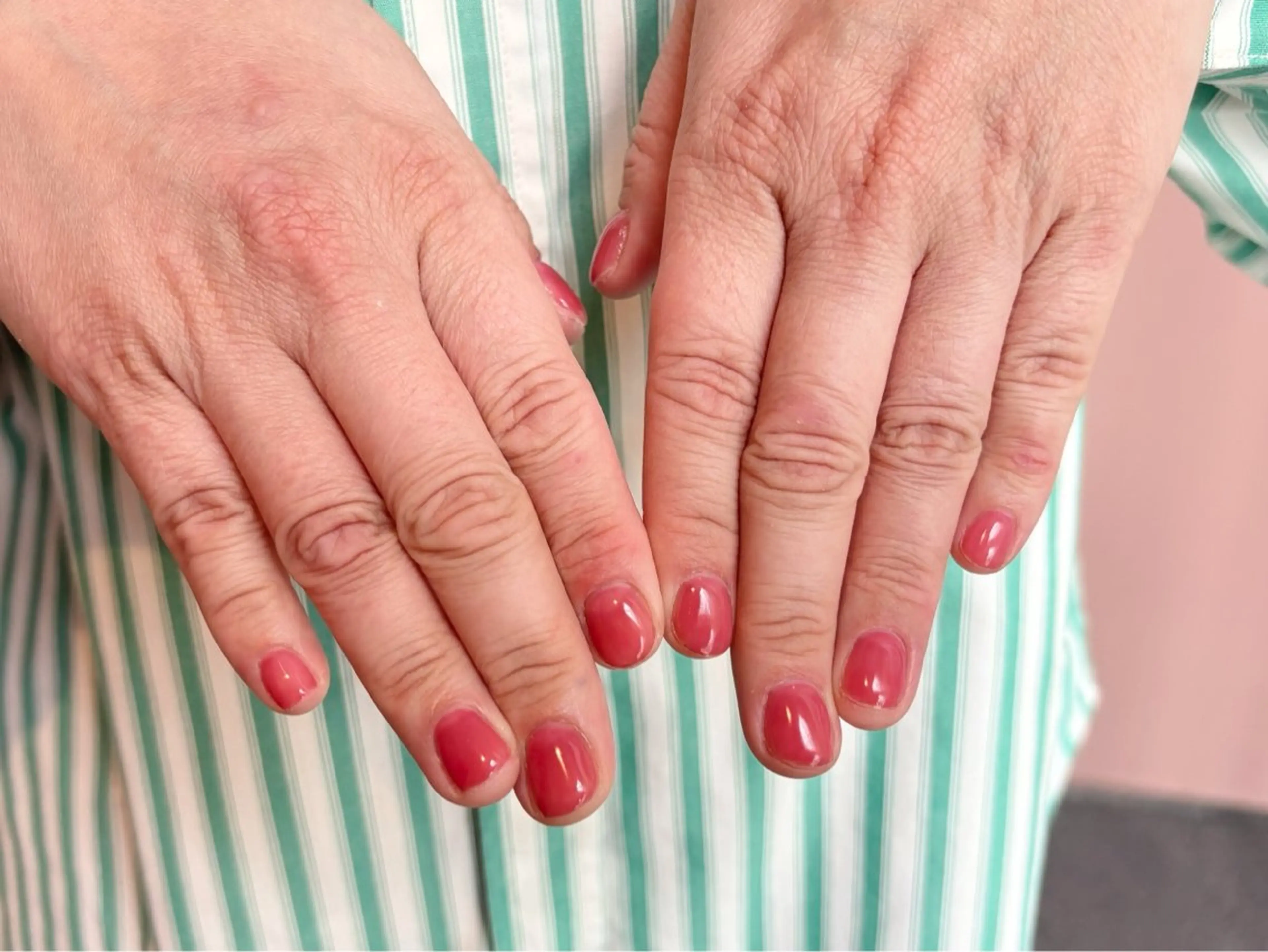 ネイル ブルー ピンク 春ネイル I. AYANAのネイルデザイン