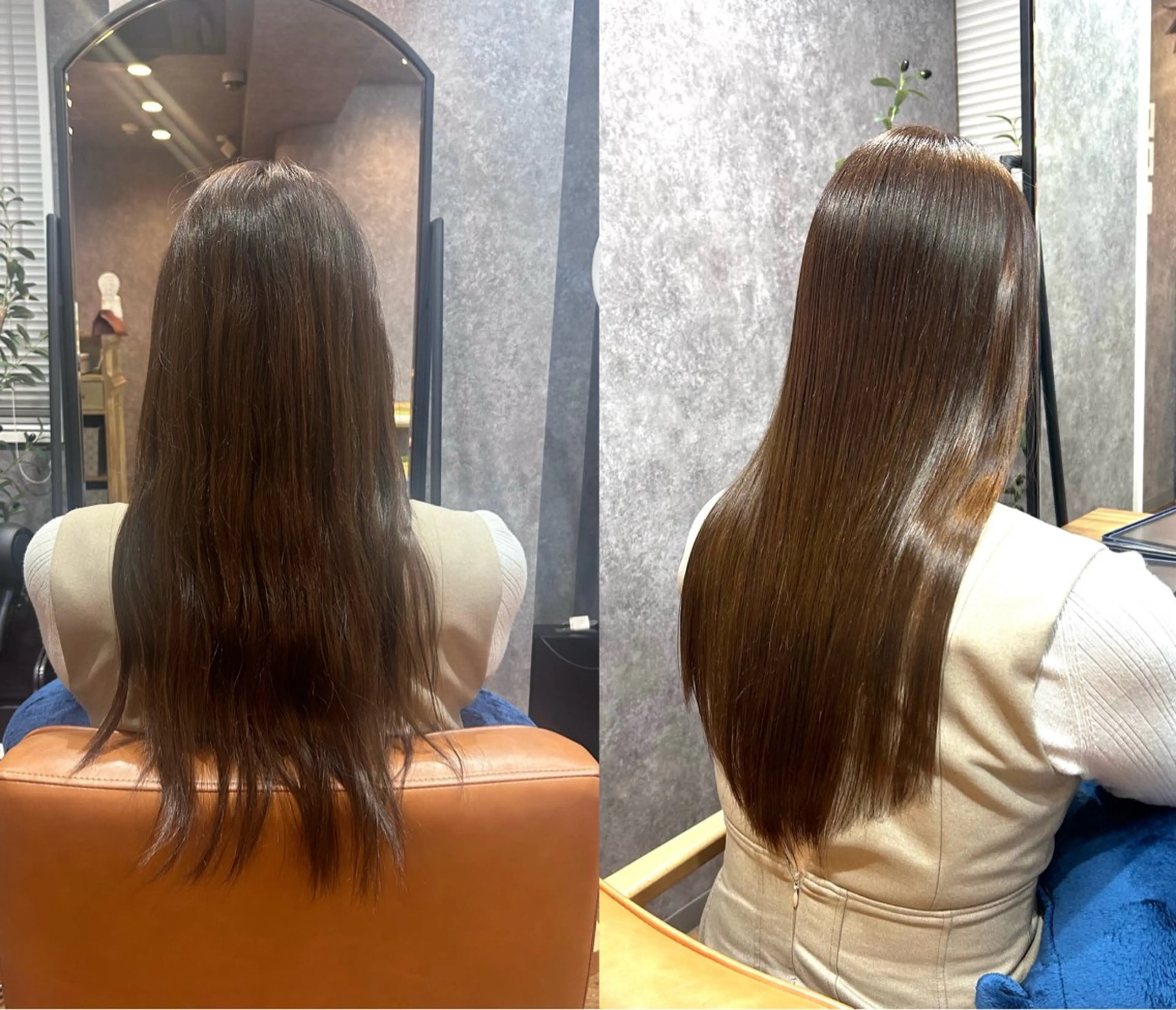 ロング カット 縮毛矯正 トリートメント cocoa船橋🦄 chinamiのヘアスタイル