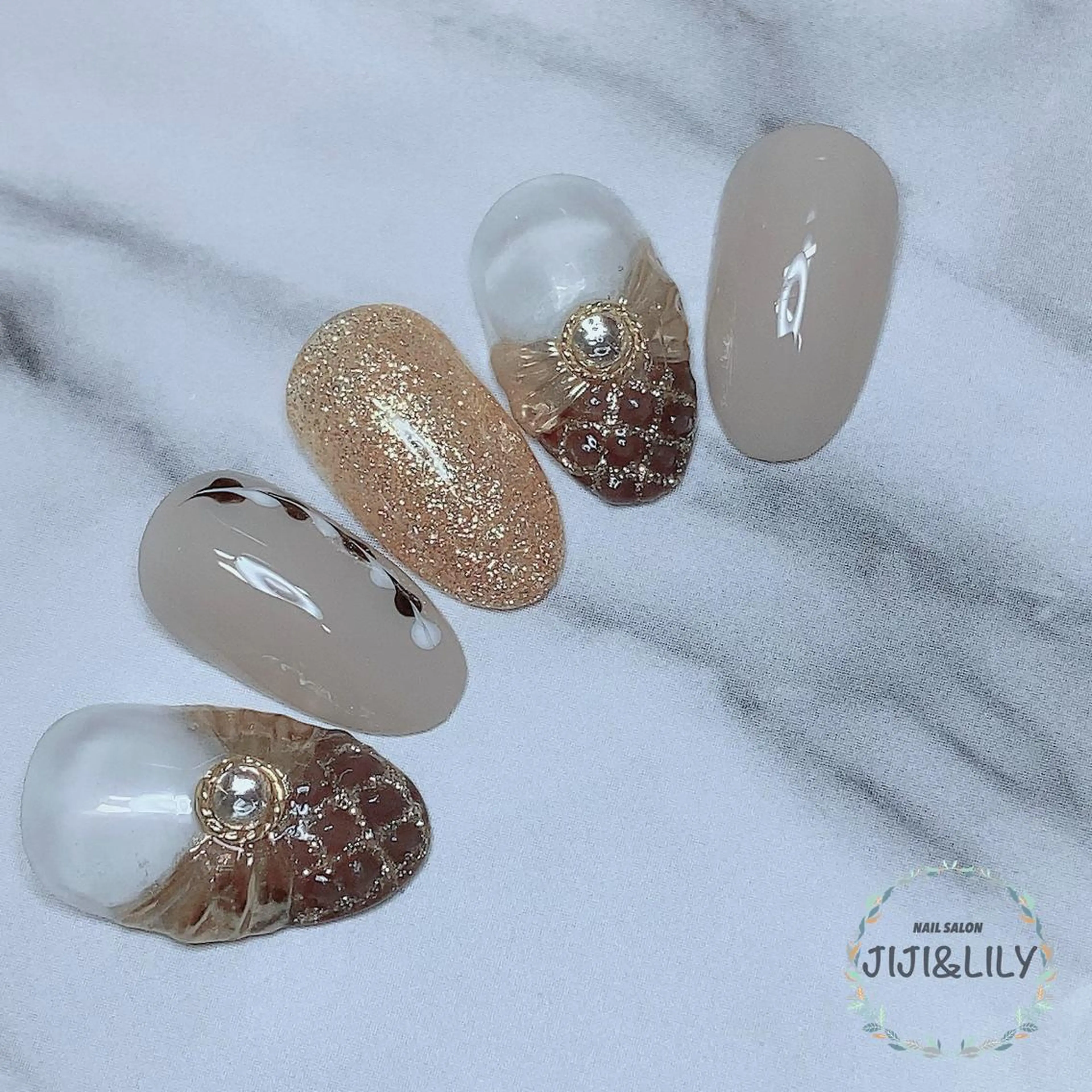 ネイル バレンタイン 豊田 圭子のネイルデザイン