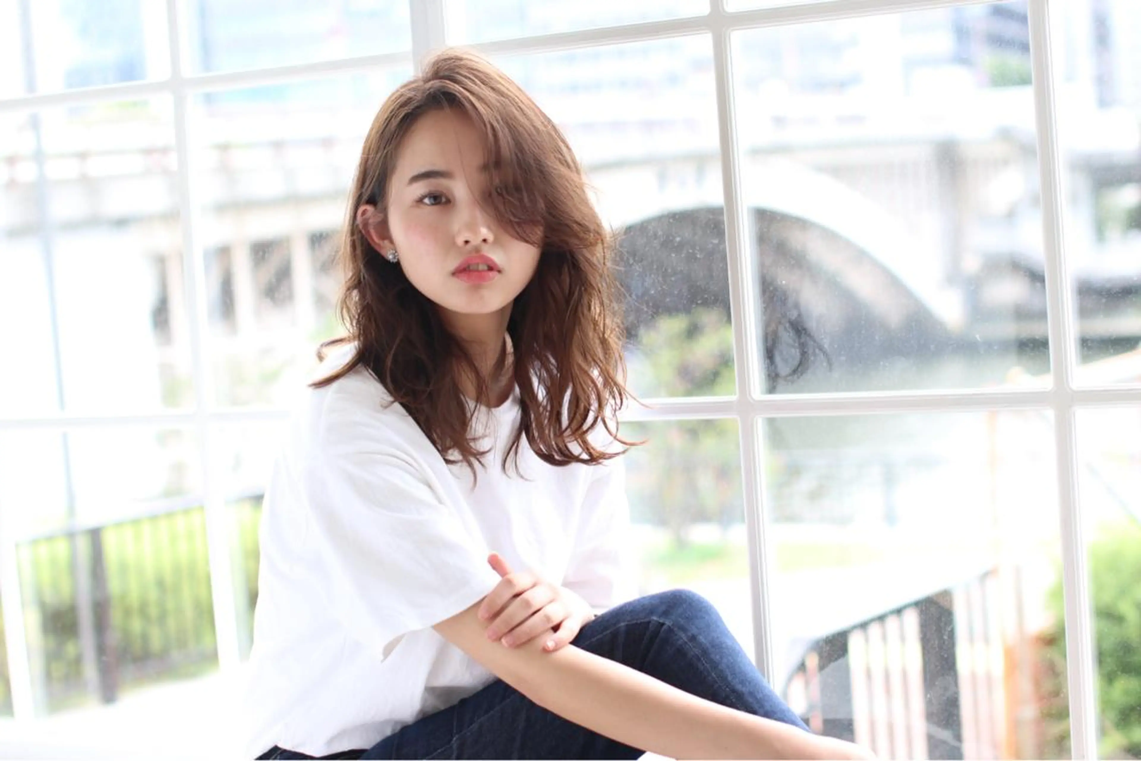 ミディアム カラー KAIzen. tomoのヘアスタイル