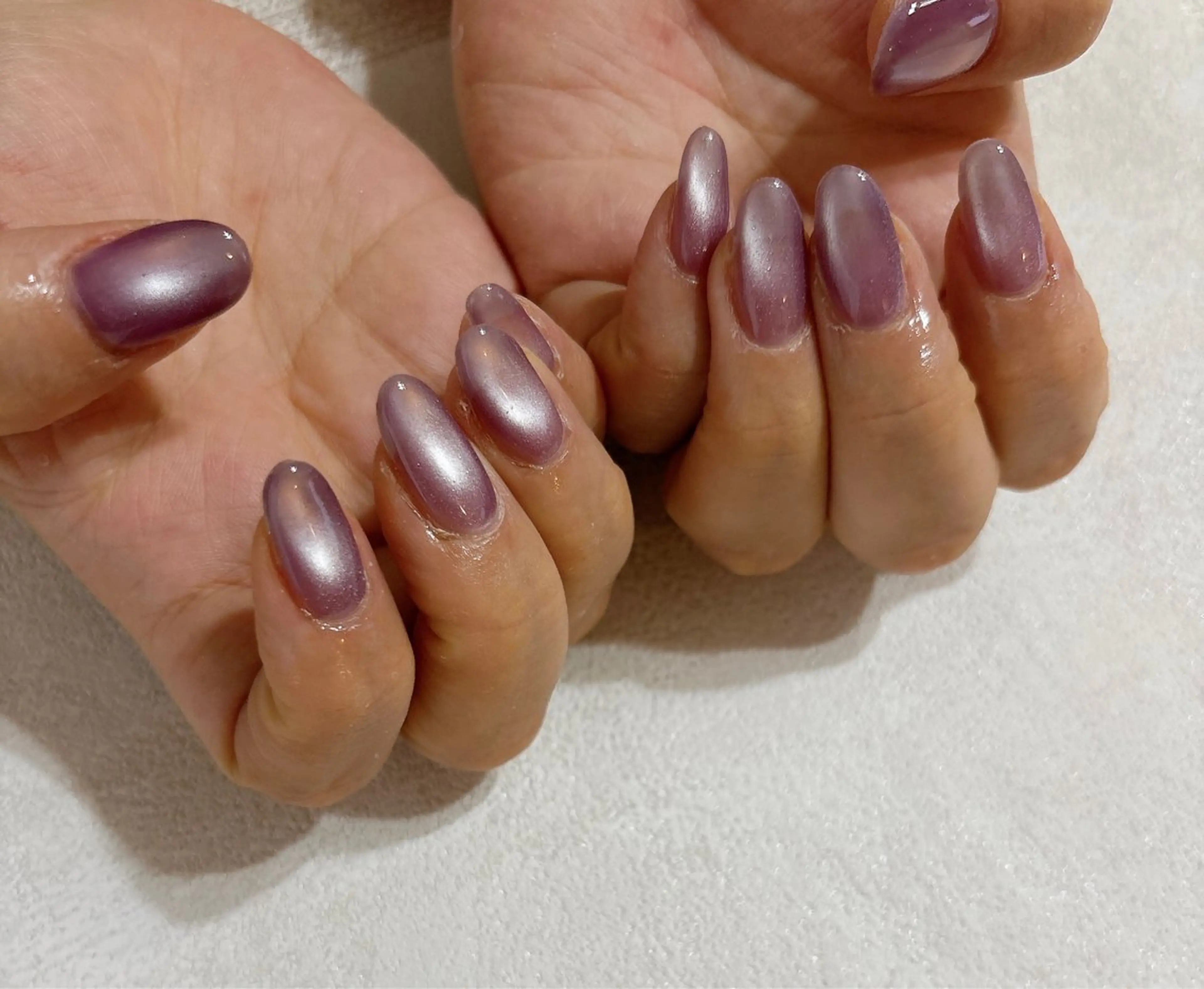 ネイル オーロラネイル フットネイル フレンチネイル ジェルネイル マグネットネイル ハンドネイル mogunail &blowのネイルデザイン