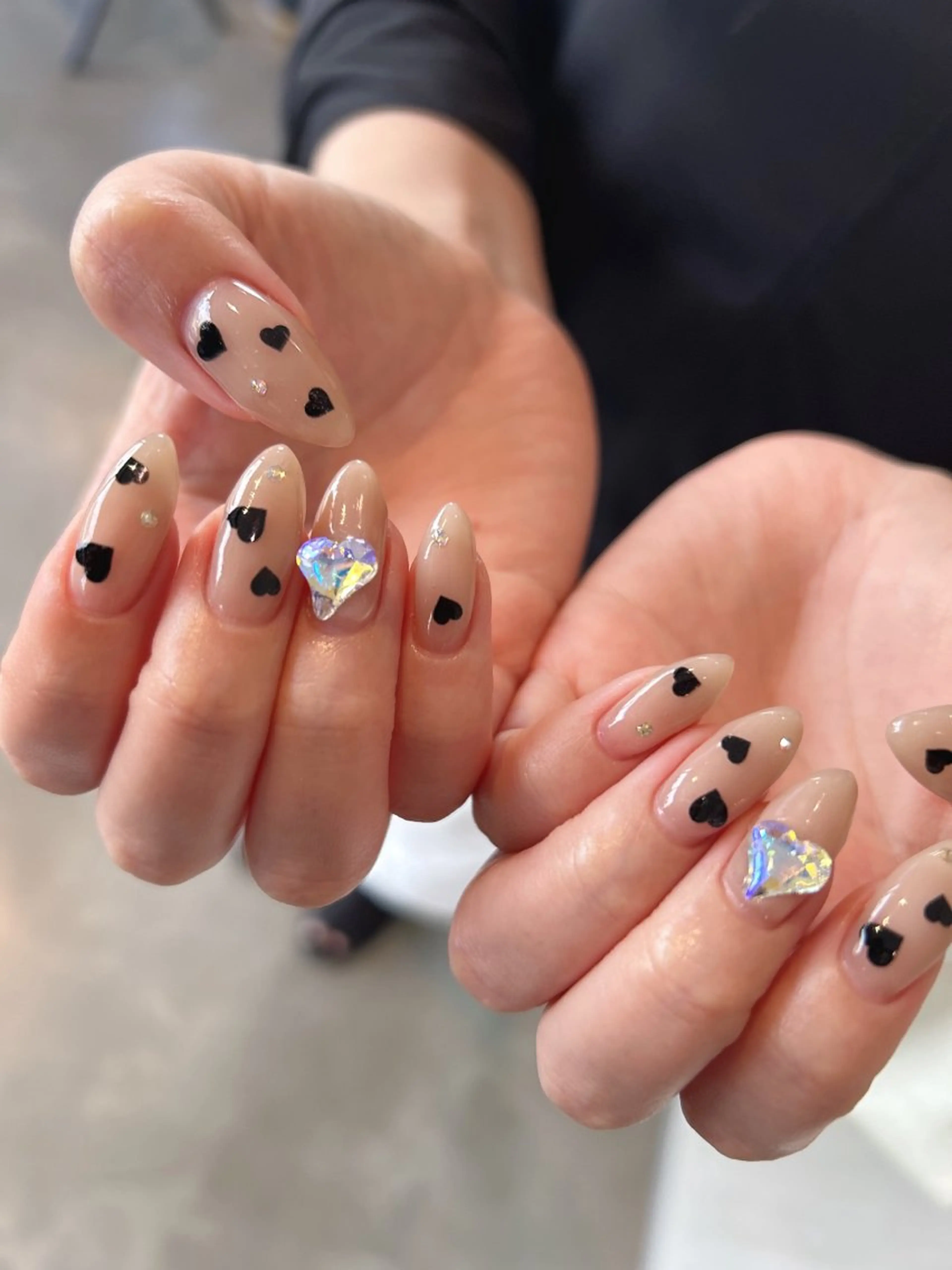 ネイル ハート ハンドネイル フットネイル tote. sumileのネイルデザイン