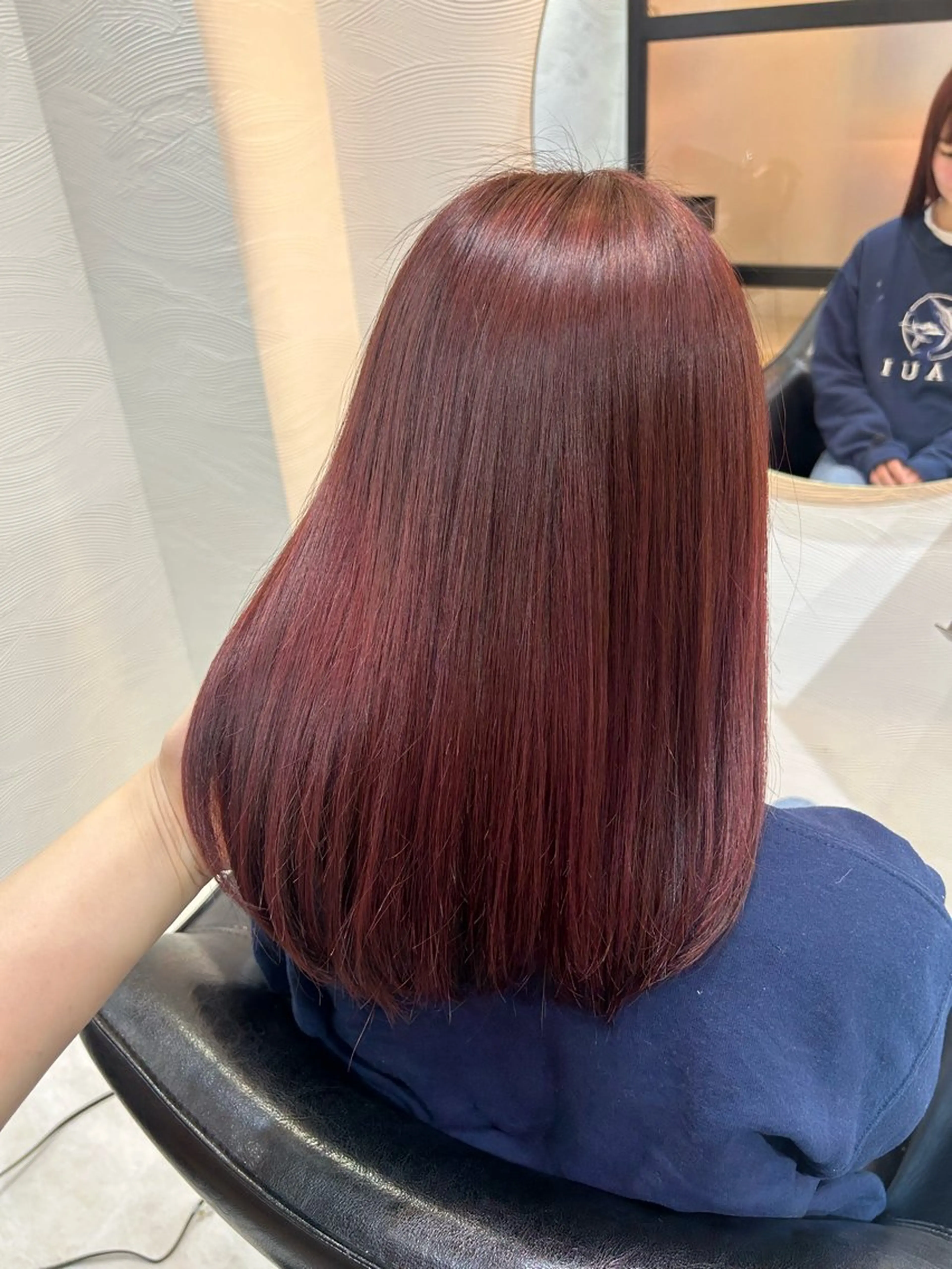 ミディアム カラー カット ヘアカラー トリートメント 🤍透明感/韓国風 🤍サクラギヒトミのヘアスタイル