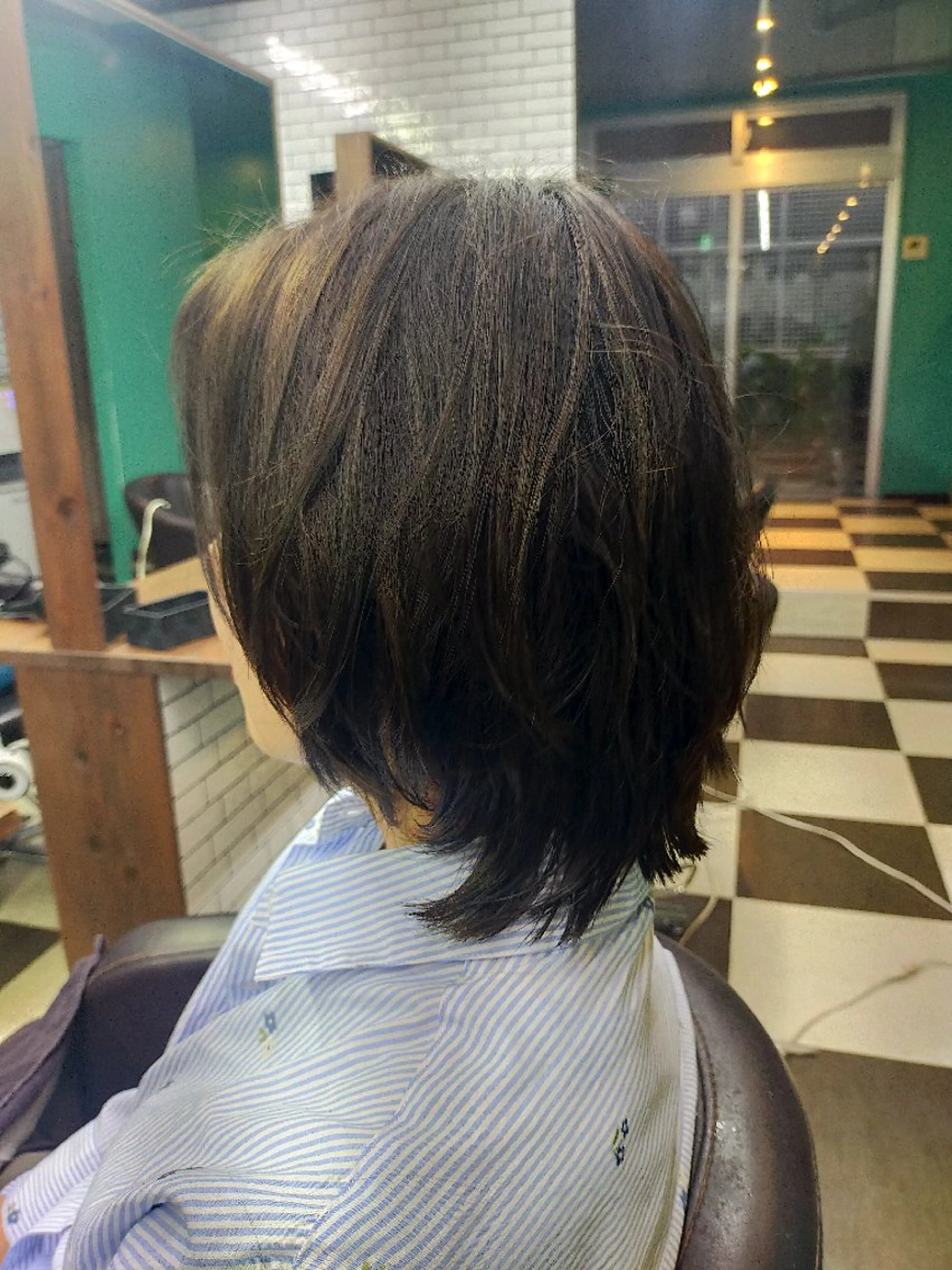 ミディアム カラー 透明感カラー ボブ レイヤーカット カット ヘアカラー トリートメント MASA Raffinrのヘアスタイル