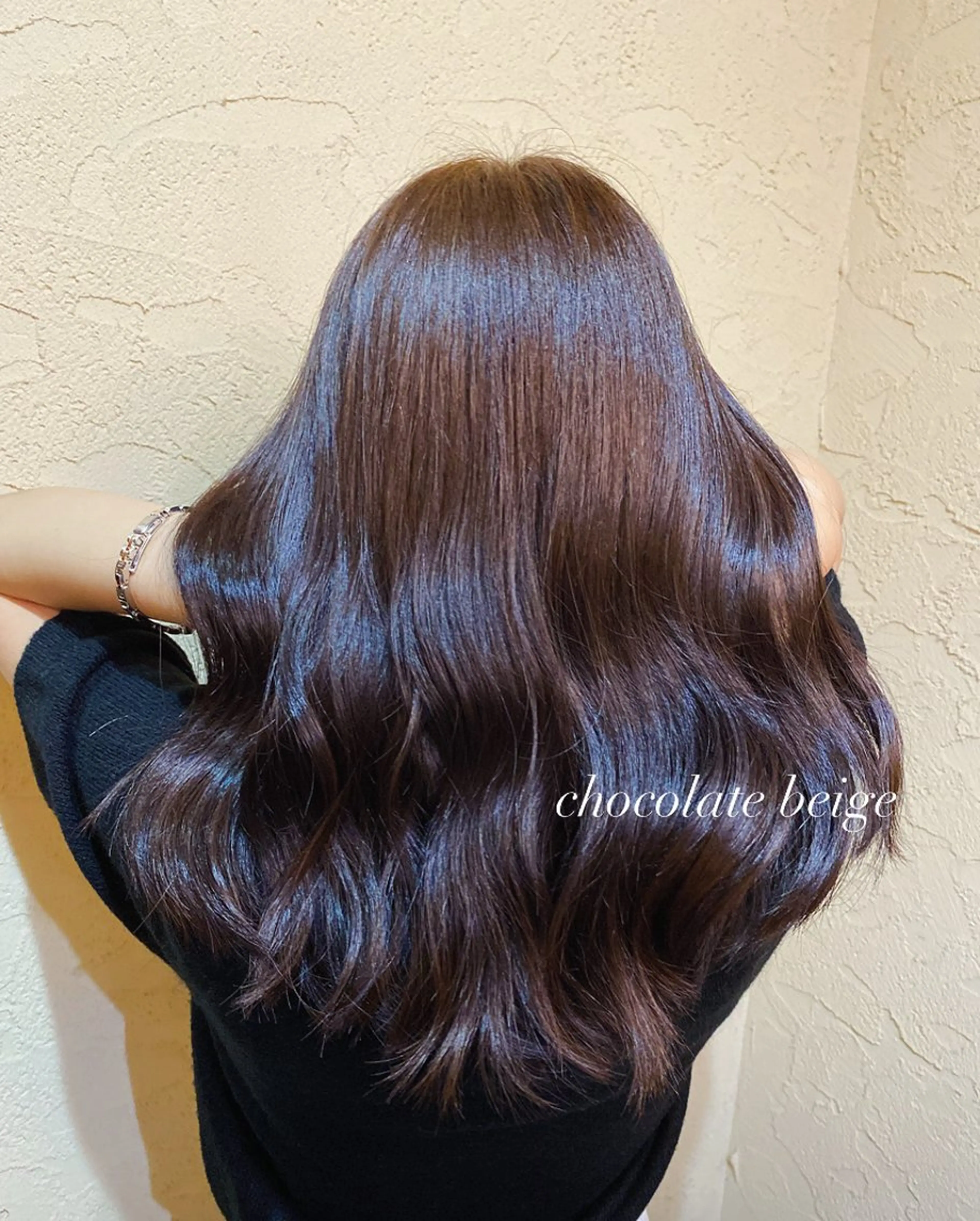 セミロング 當山 瑠奈のヘアスタイル