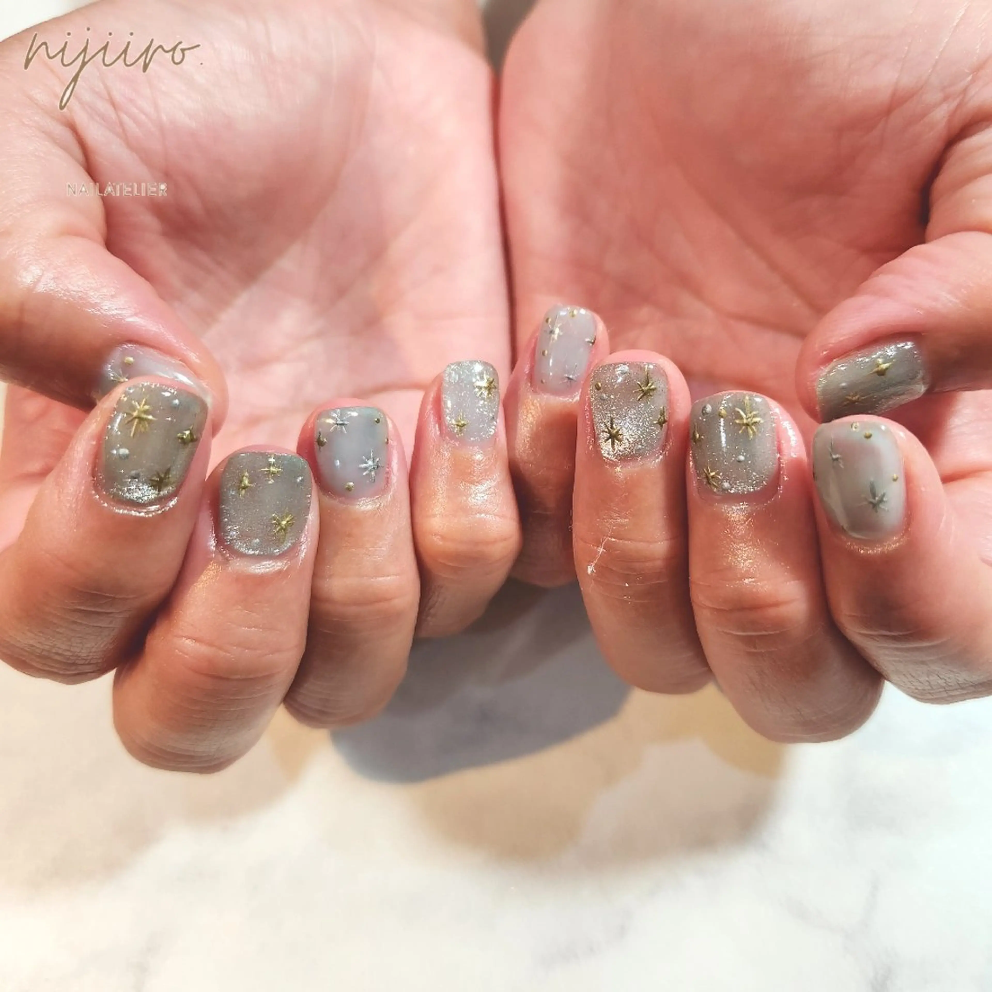ネイル ハンドネイル nijiiro🌈 サトウのネイルデザイン
