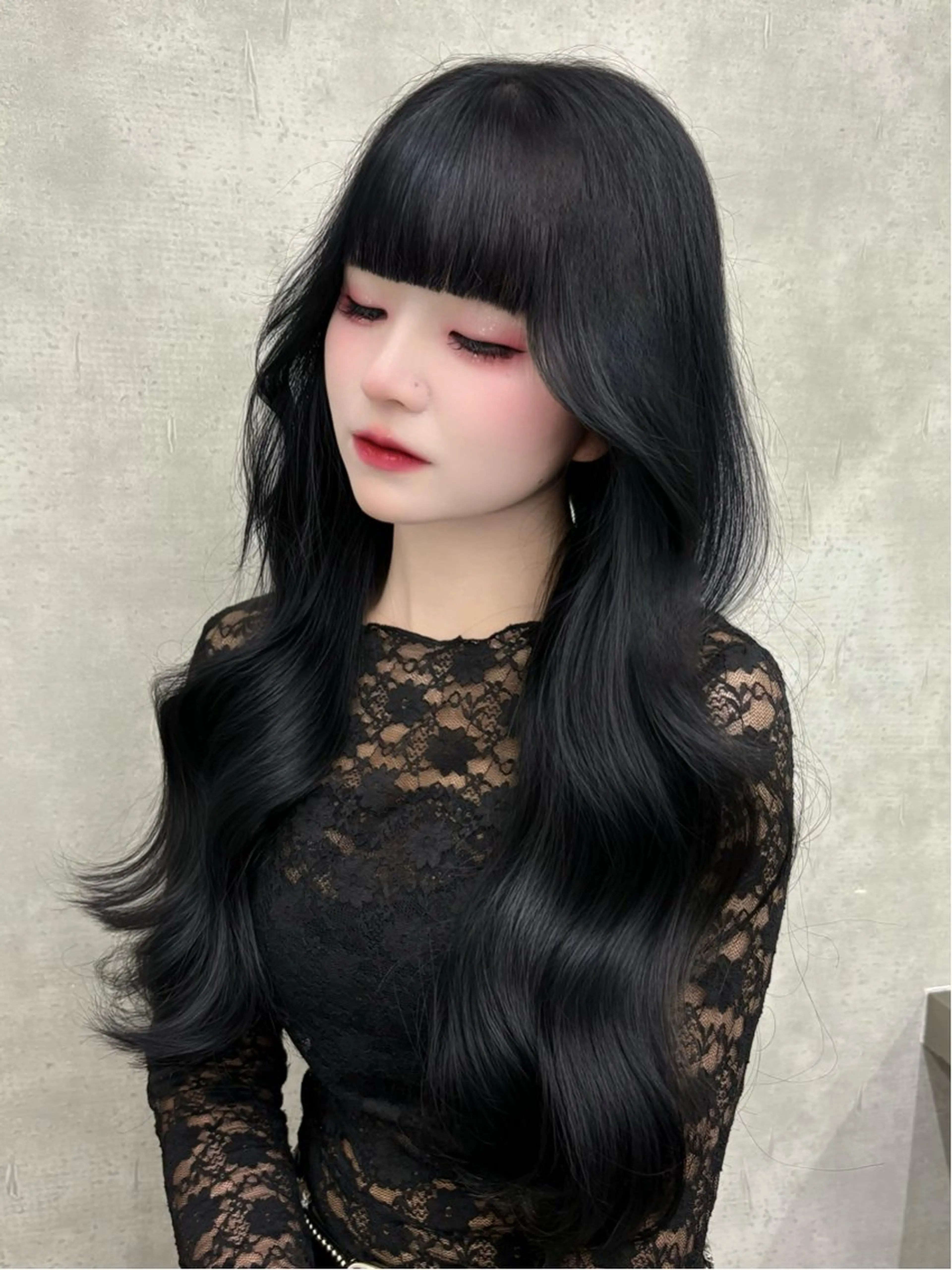 ロング カラー ⛓ワンホンレイヤー 🥀🖤/あいりのヘアスタイル