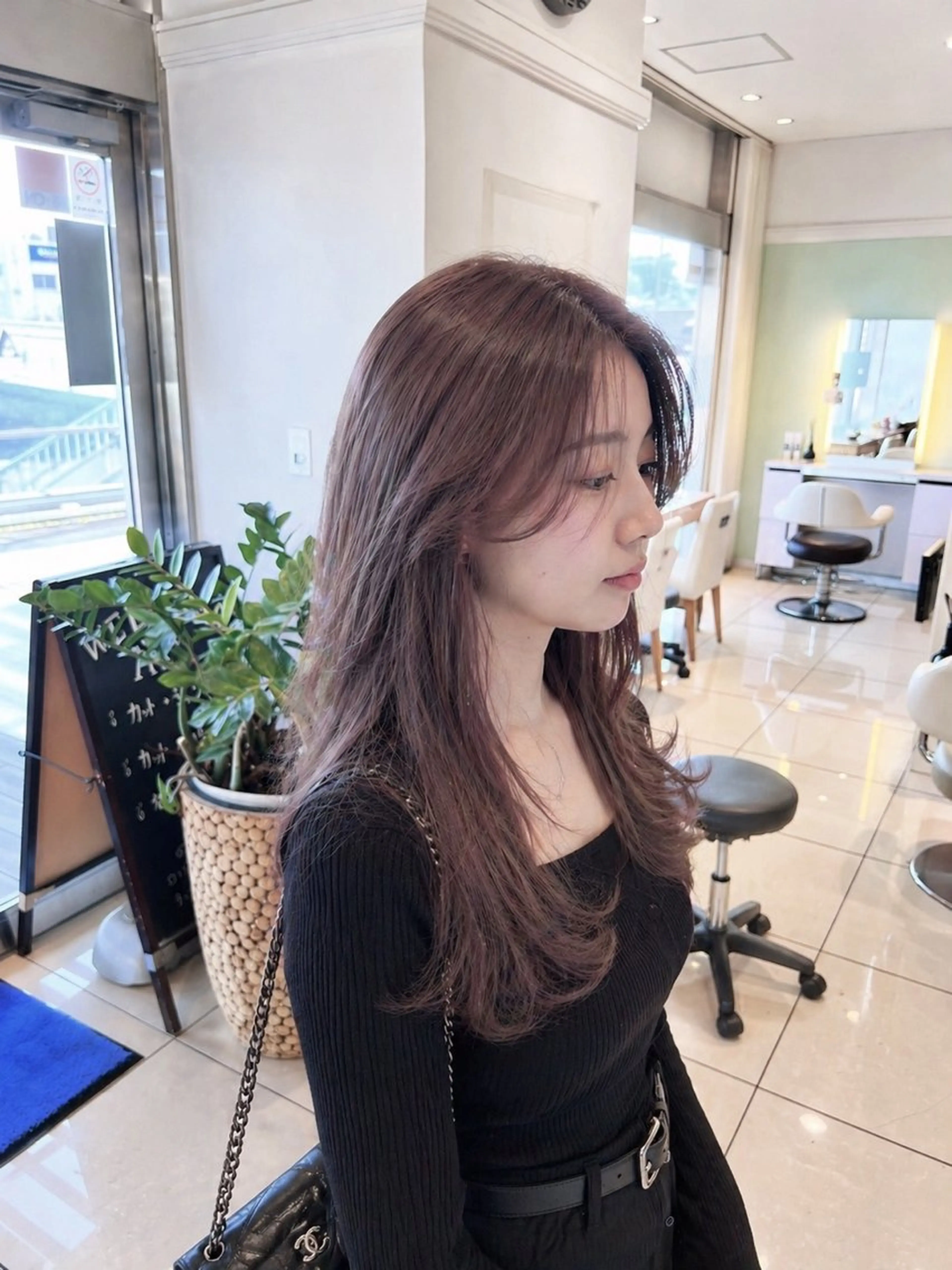 ロング カラー カット ヘアカラー トリートメント 金子 直樹のヘアスタイル