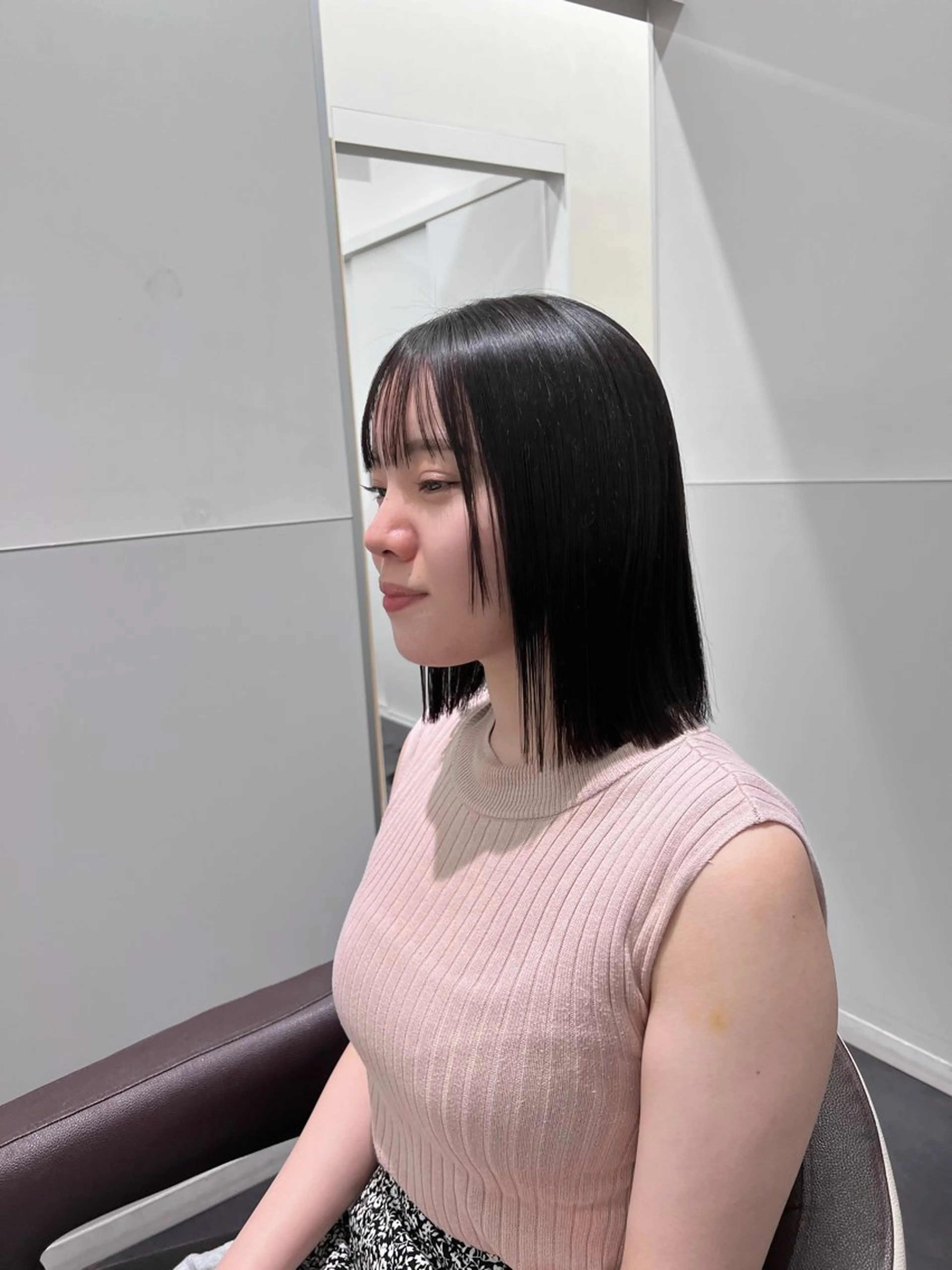 ショート カラー カット ヘアカラー トリートメント 渋谷/ボブ×髪質改善 輝来のヘアスタイル