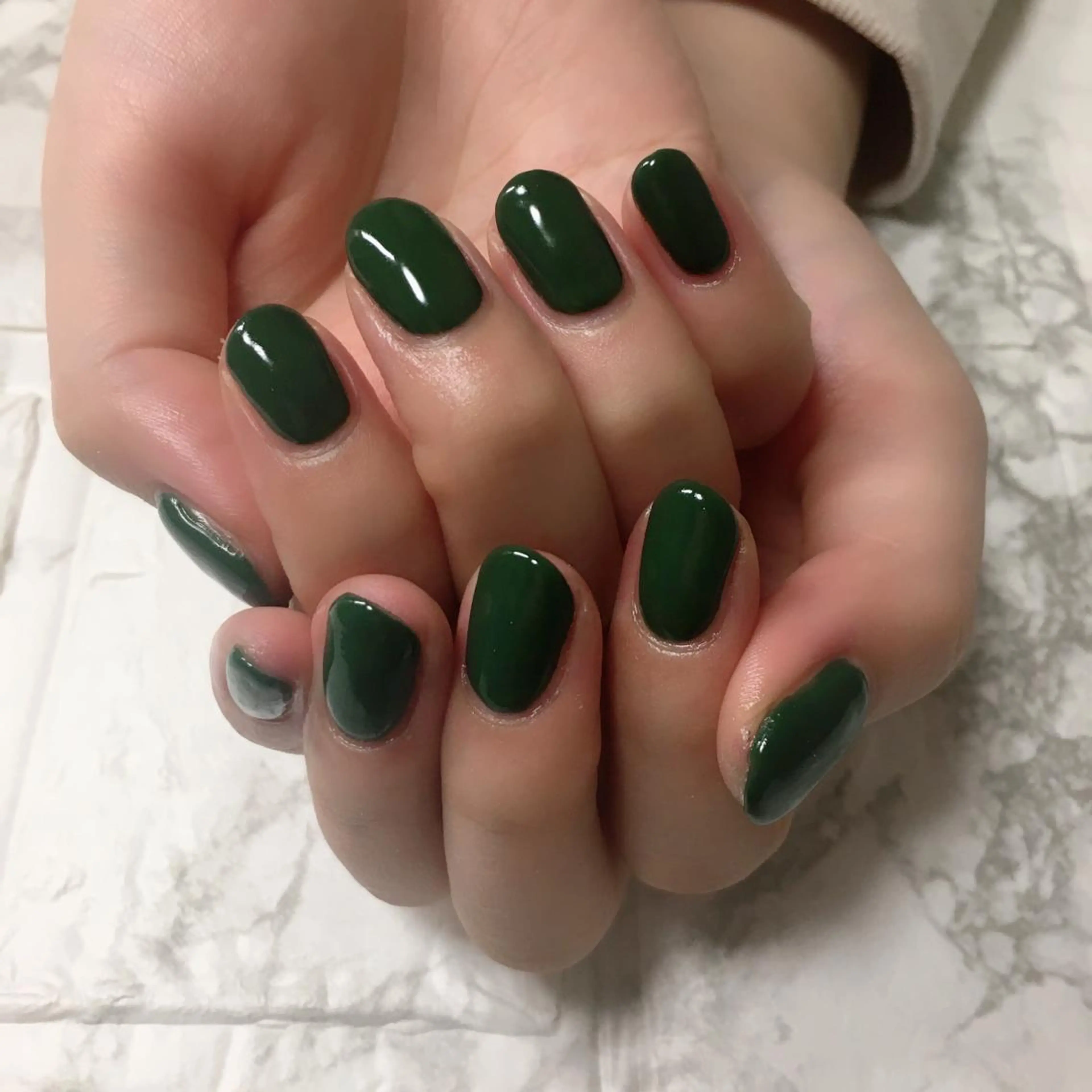 ネイル ワンカラーネイル ハンドネイル 自爪育成/深爪矯正 mikiのネイルデザイン