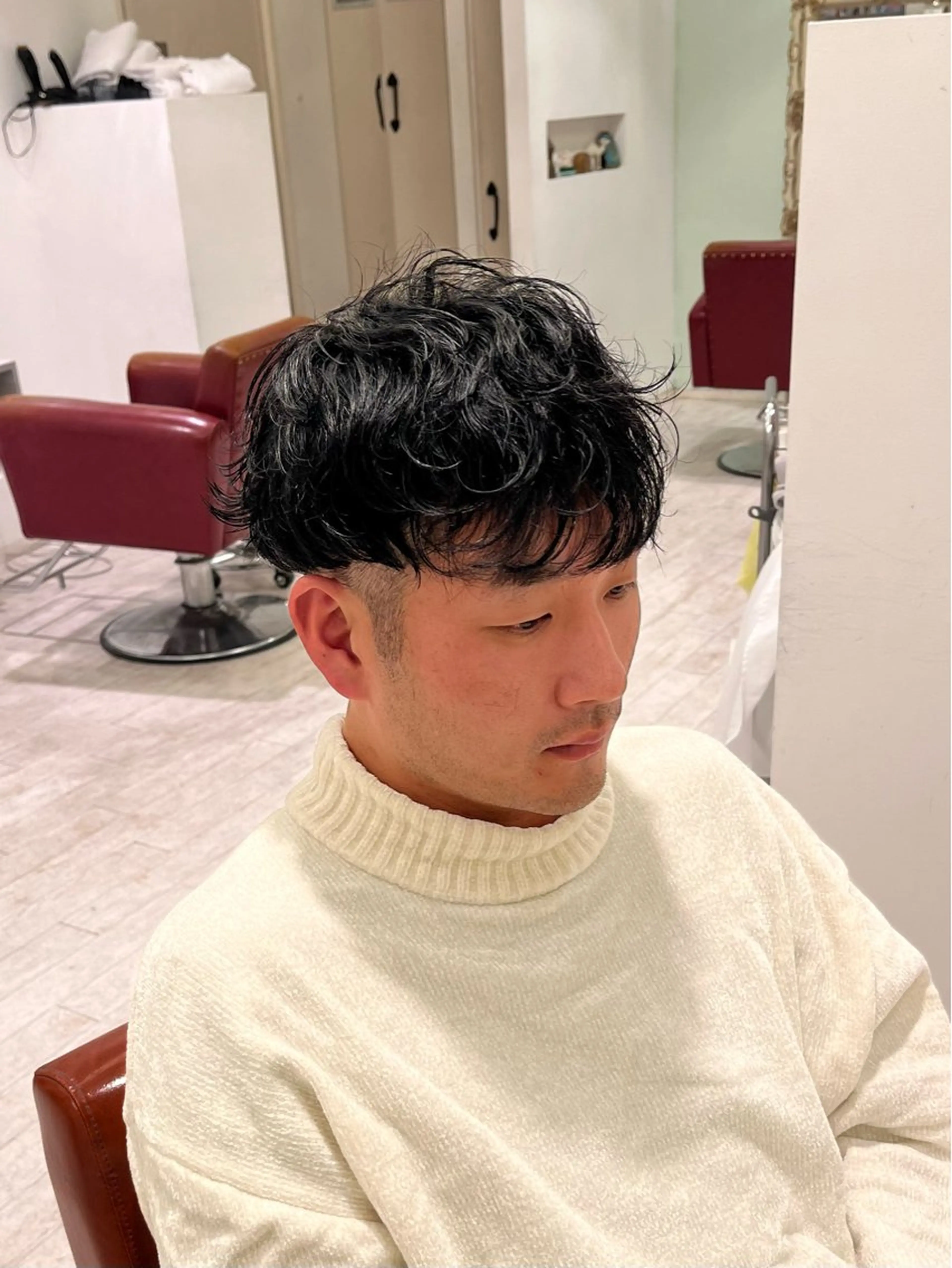 パーマ メンズ メンズパーマ 波巻きパーマ MIZUKI 【メンズ特化美容師】のヘアスタイル