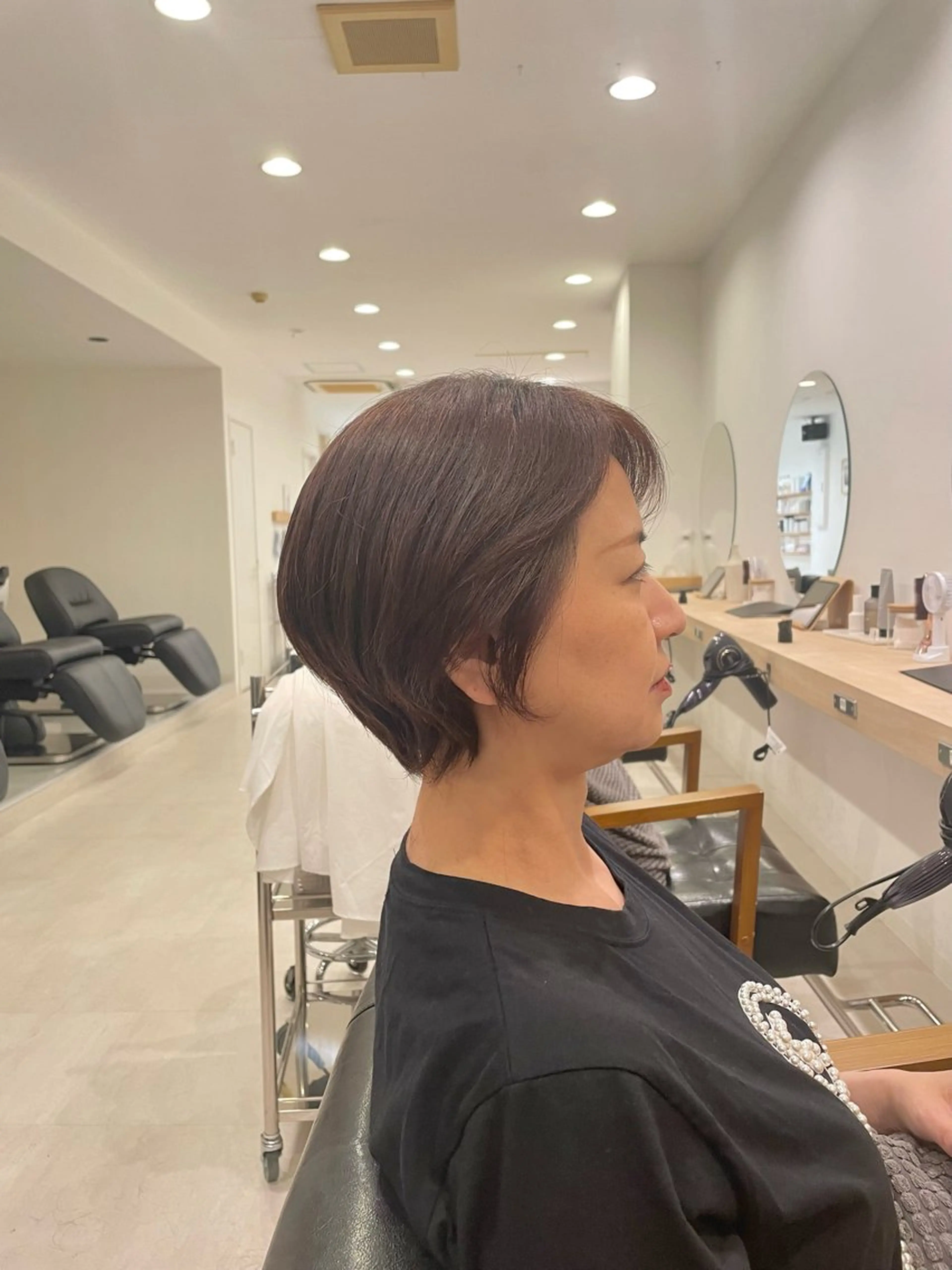 ショート ショートヘア 福井 茉菜美のヘアスタイル