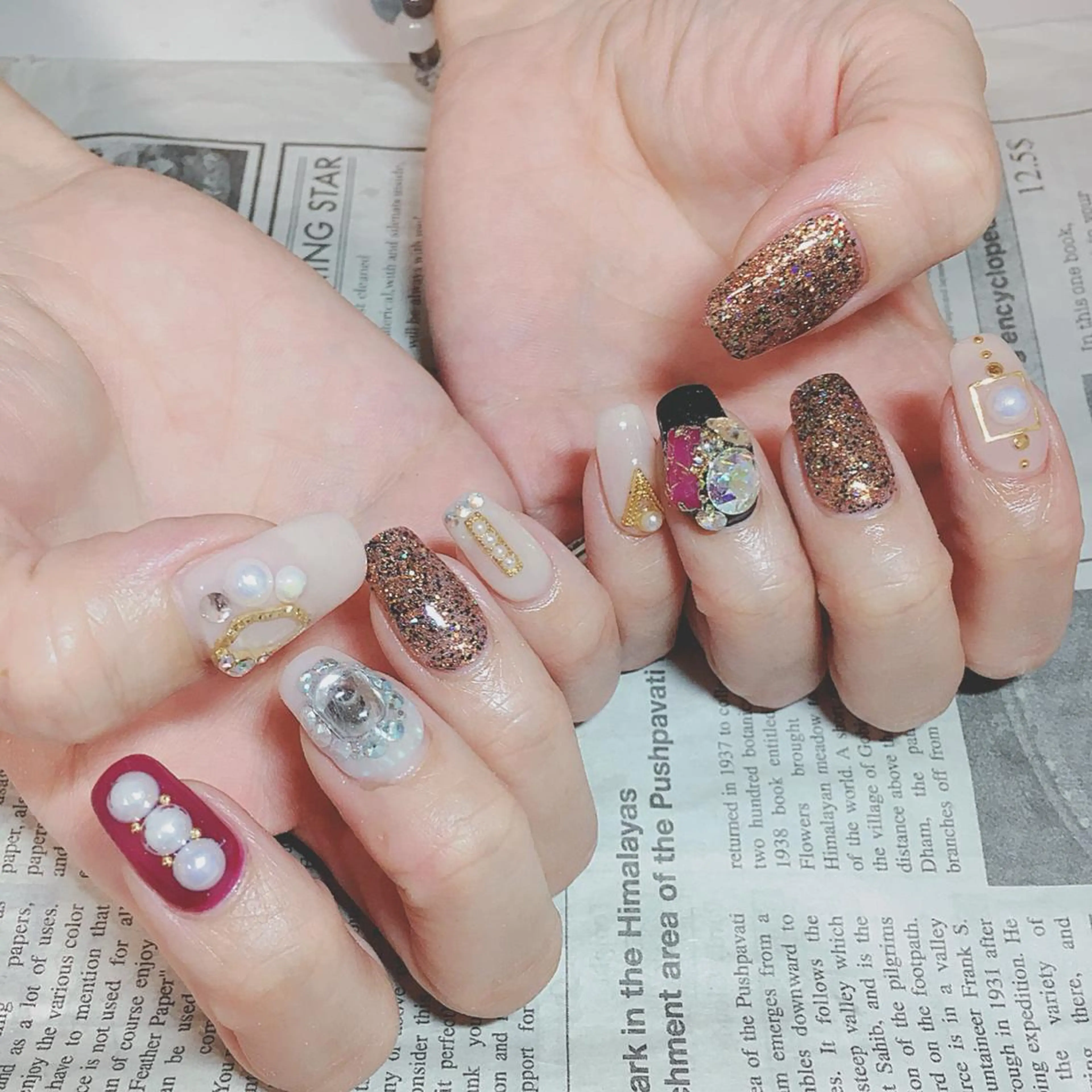 ネイル ハンドネイル ハンドケア 森山 舞のネイルデザイン