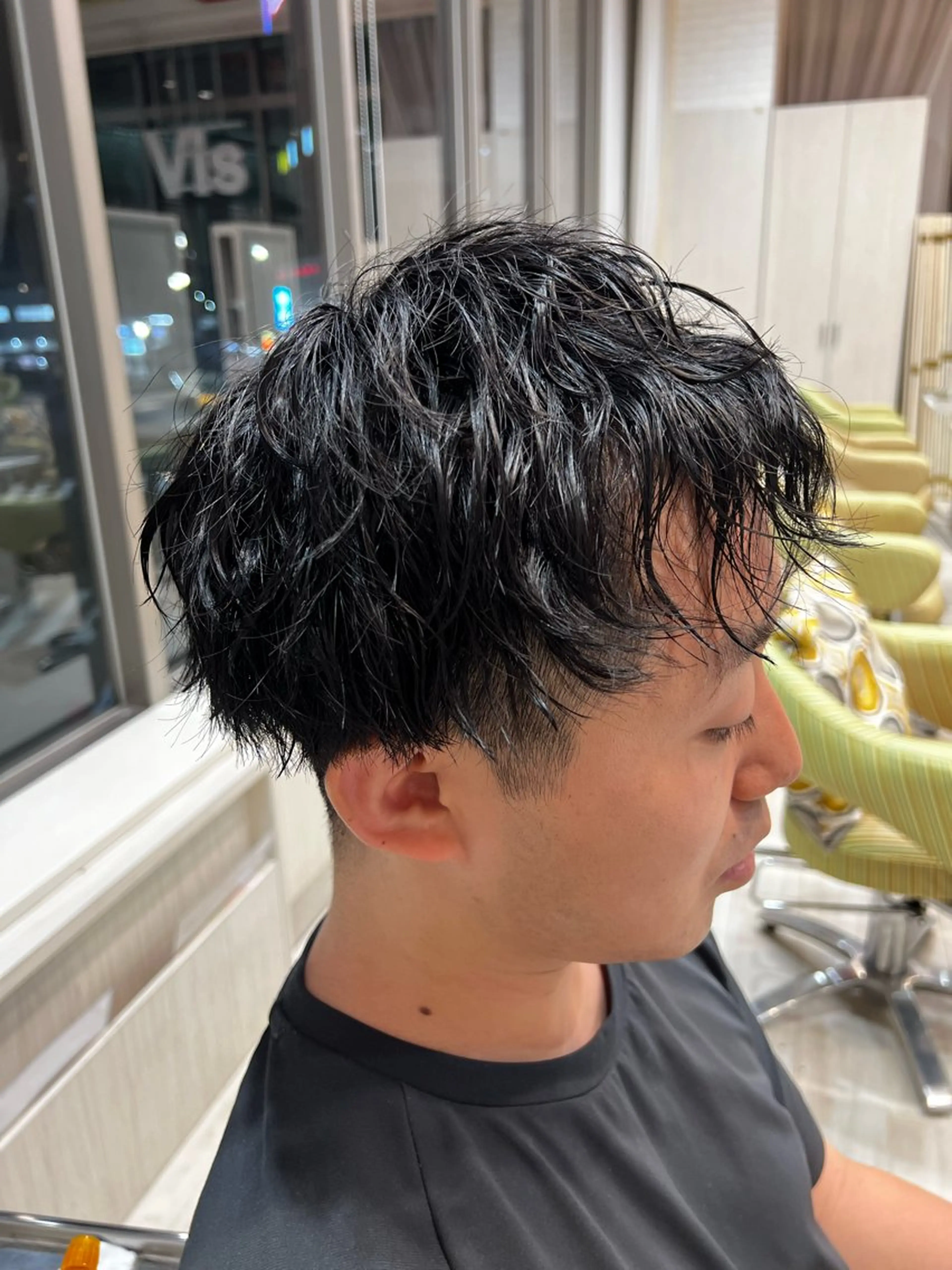 ショート パーマ スパイラルパーマ パーマ メンズ特化☝️添田 好恵のヘアスタイル