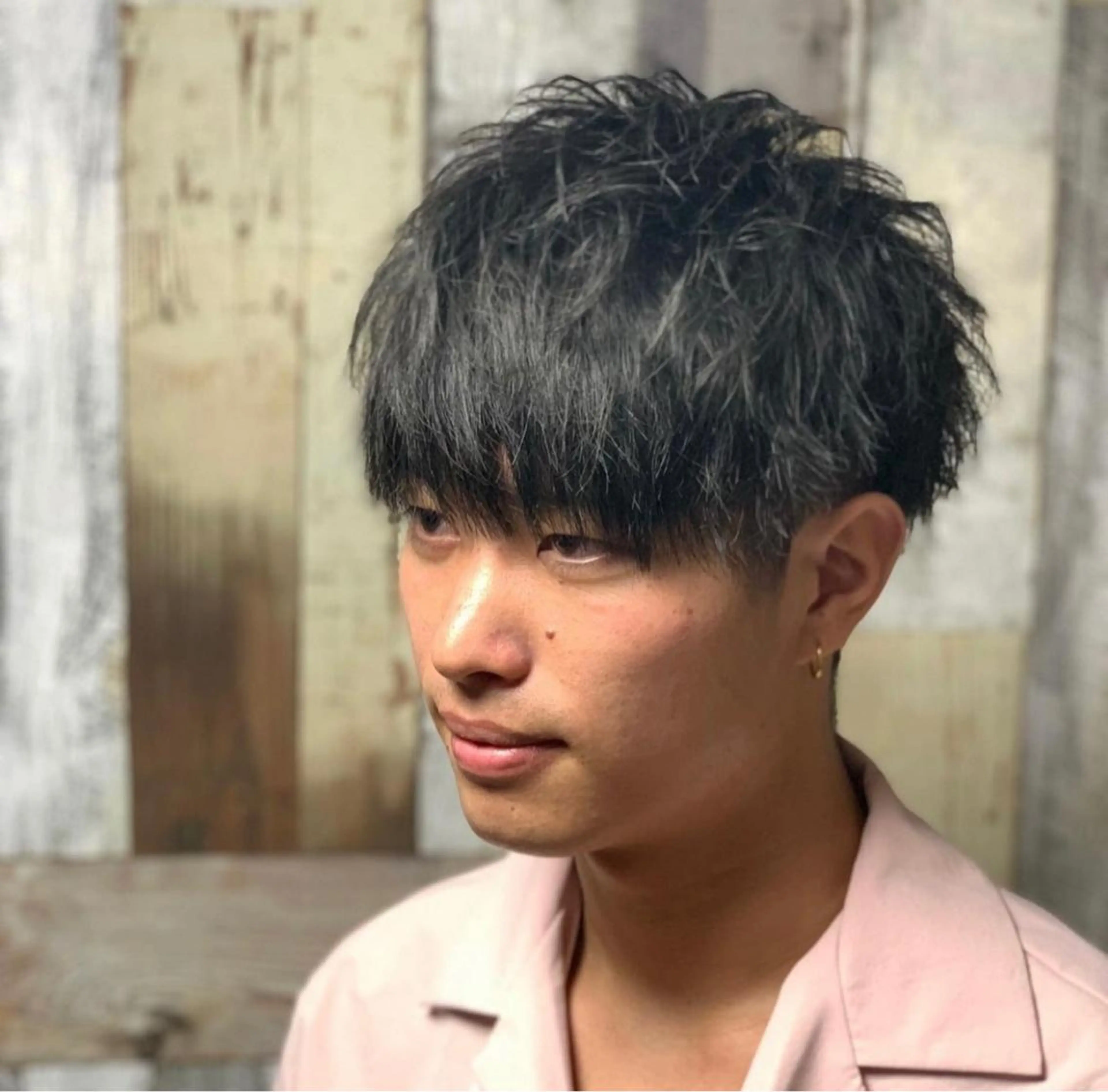 メンズ マッシュ メンズパーマ カット パーマ トリートメント メンズ特化型/永井 友貴のヘアスタイル
