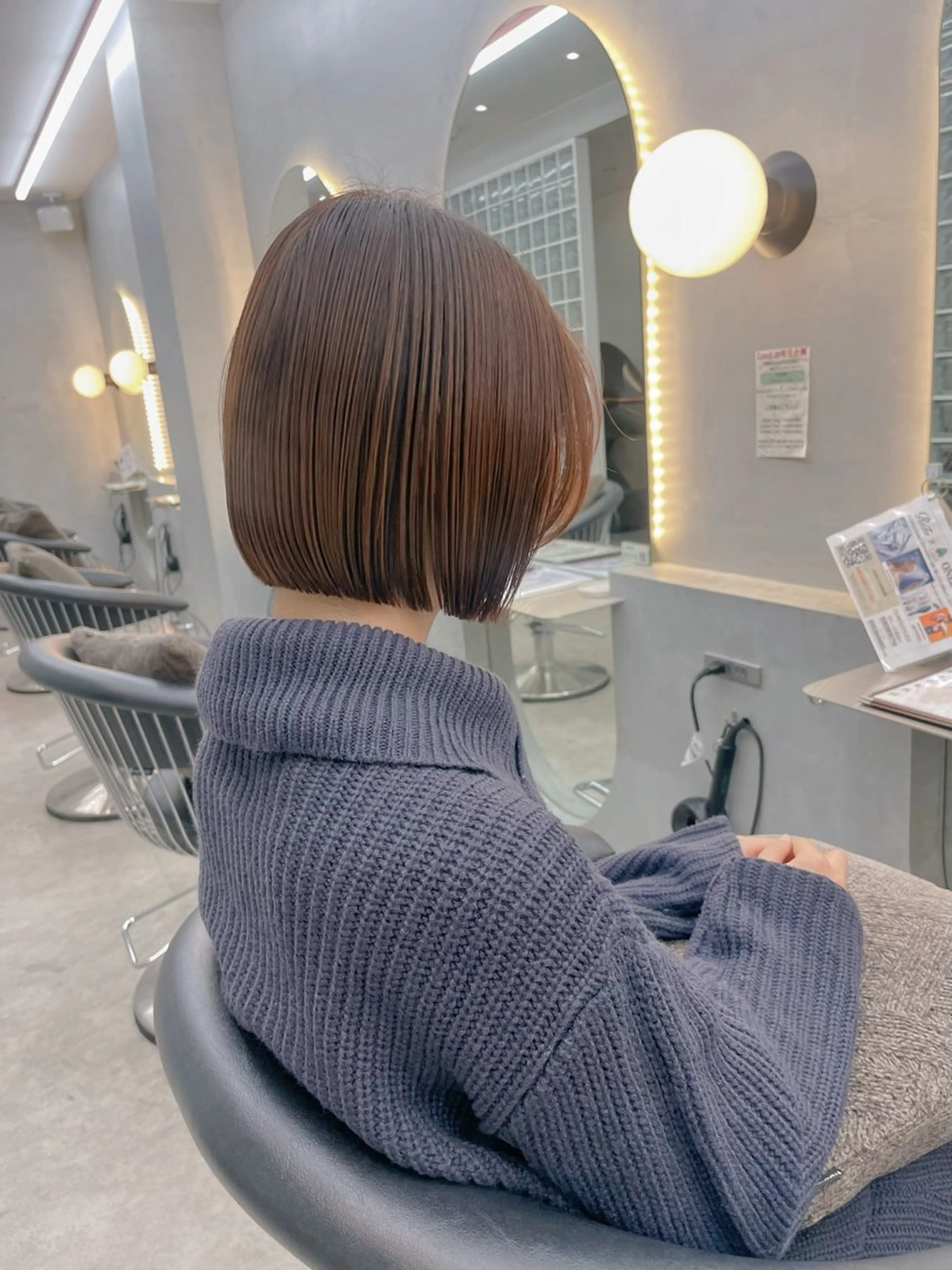 ショート Misaki /ボブ/縮毛矯正のヘアスタイル