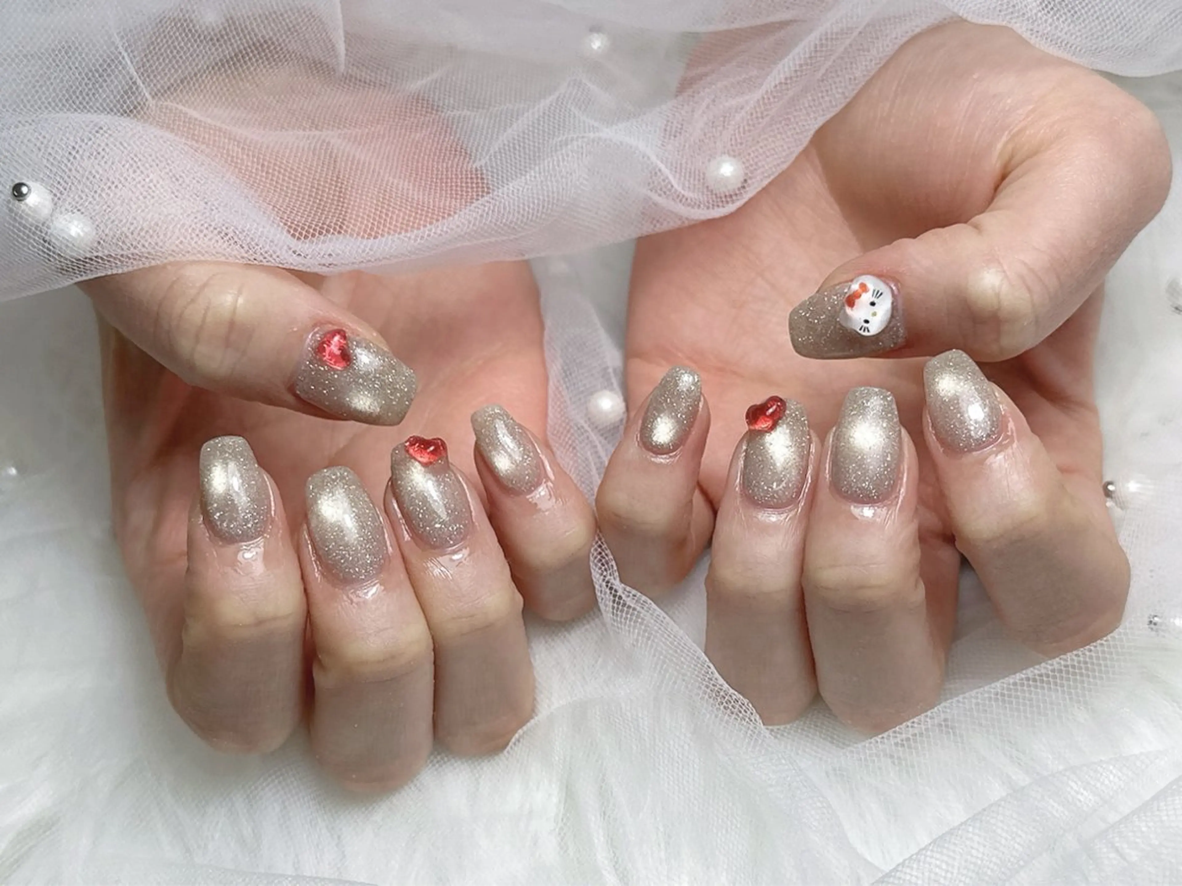 ネイル ハンドネイル 【Eclat ｴｸﾗ】nail＆beauty所属・Eclat〔ｴｸﾗ〕 MOEKA𝜗𝜚*のネイルデザイン